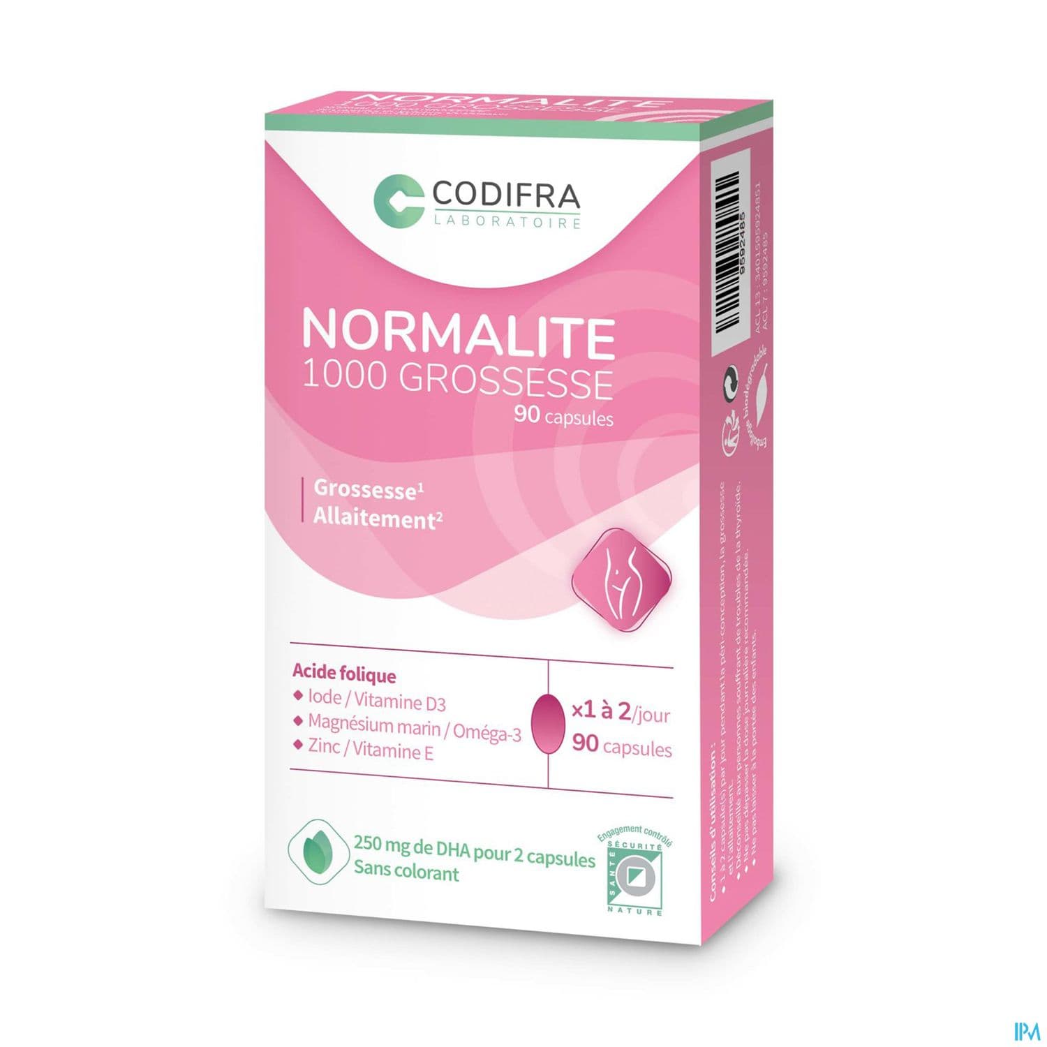 Codifra Normalite 1000 Grossesse Capsule 90