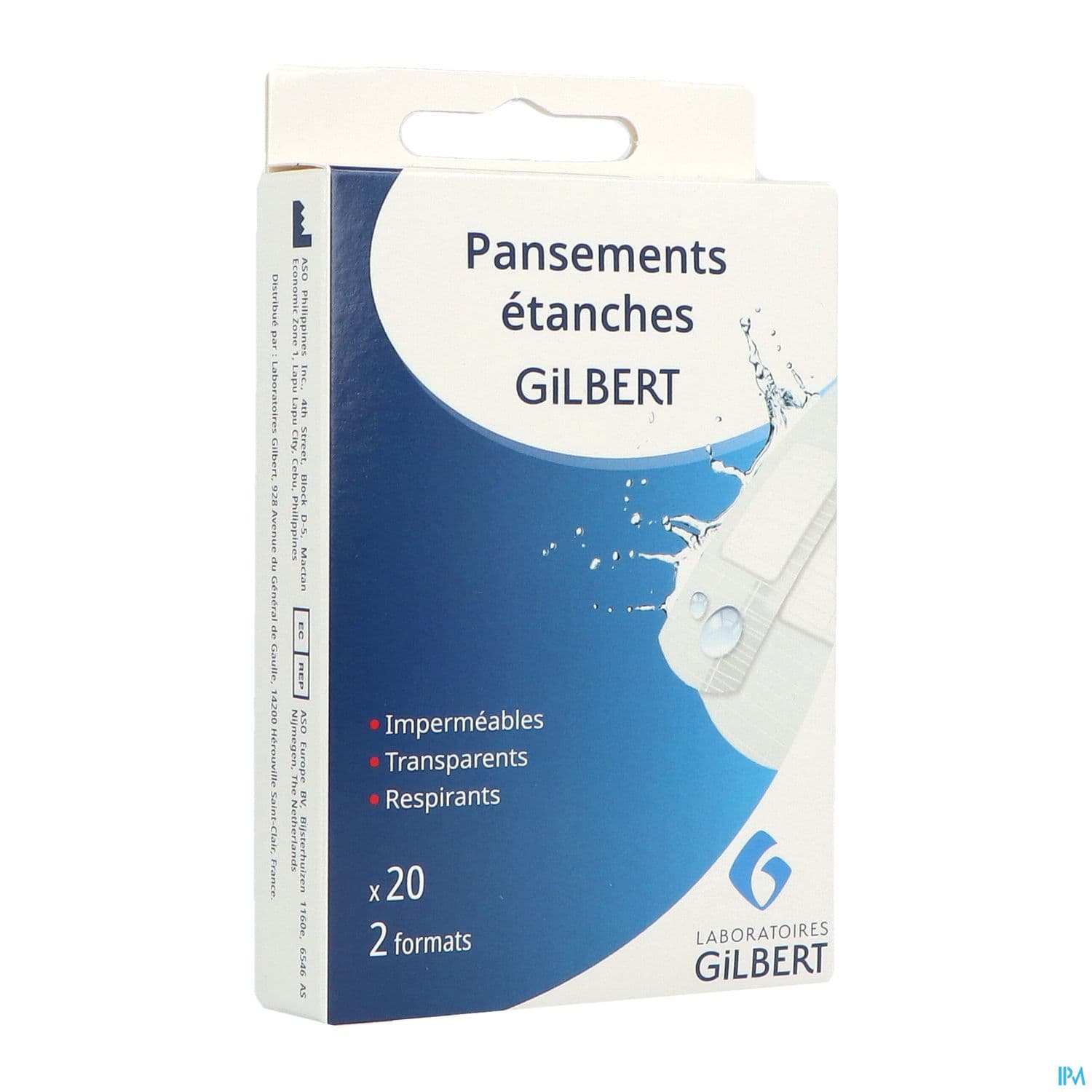 GILBERT PANS ETANCHE X20 — Pharmacie Bouton - Armentières