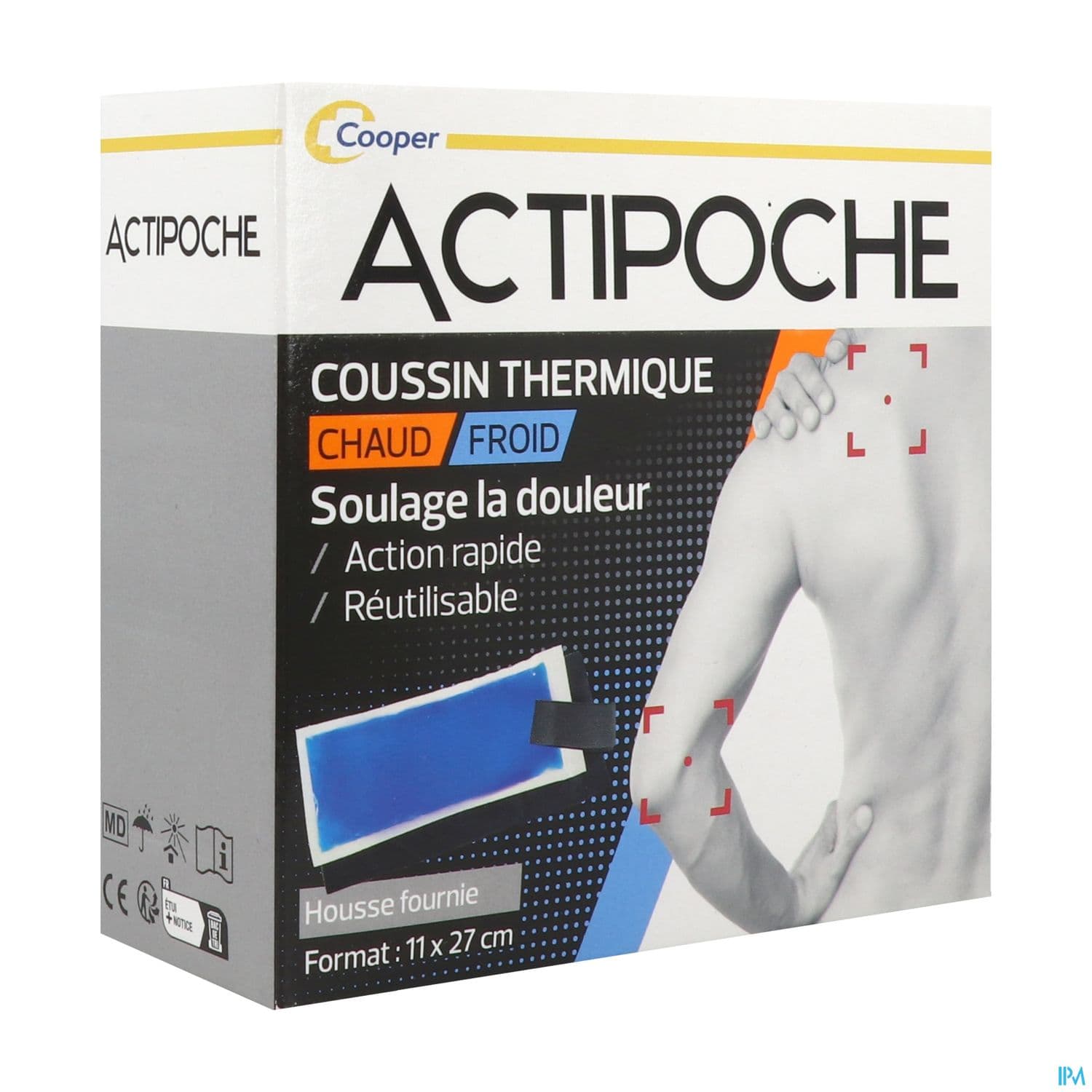 Cooper Actipoche Chaud Froid Coussin 11cm X 27cm