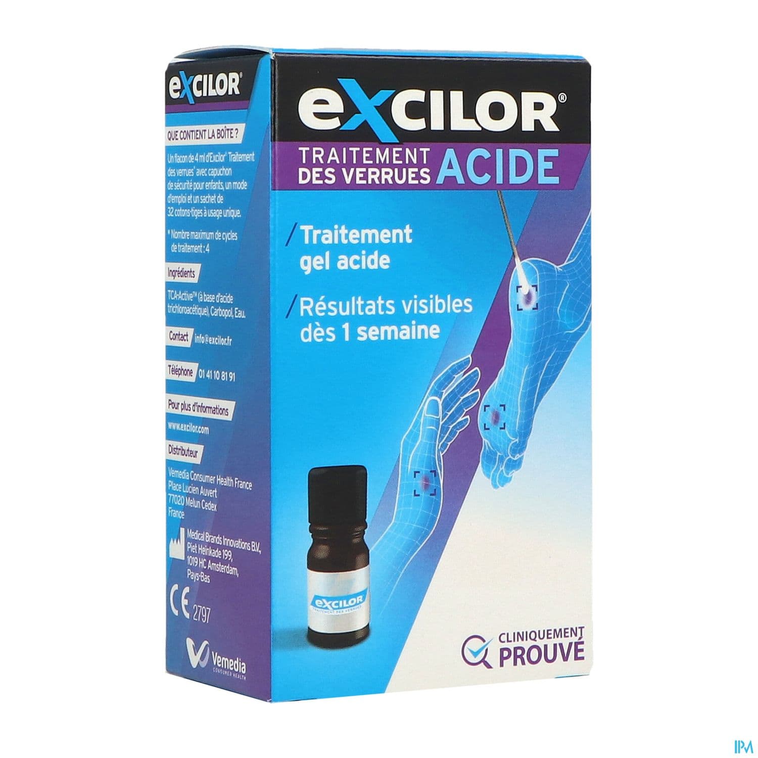 EXCILOR VERRUE ACIDE 4ML
