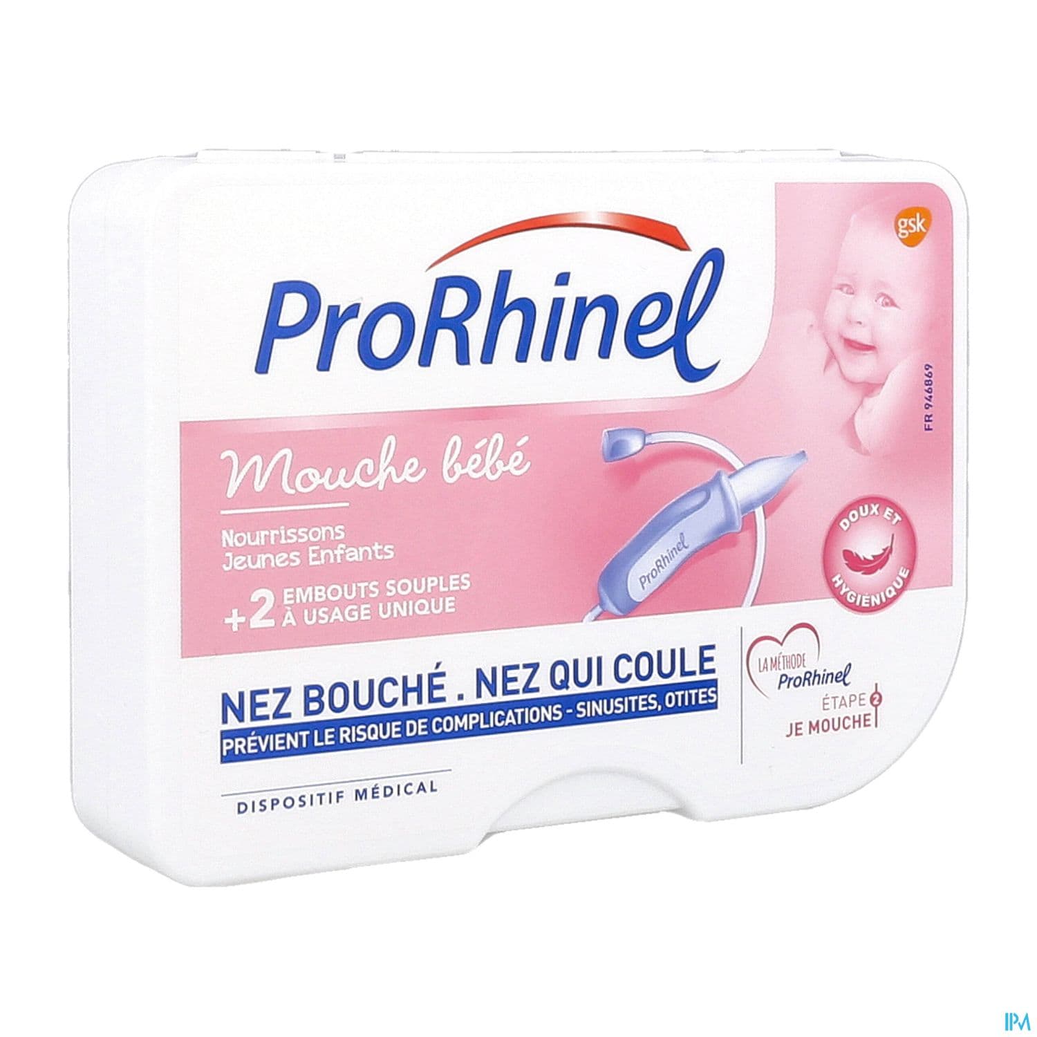 Prorhinel Mouche Bebe + Embout Jetable — Pharmavance Metz