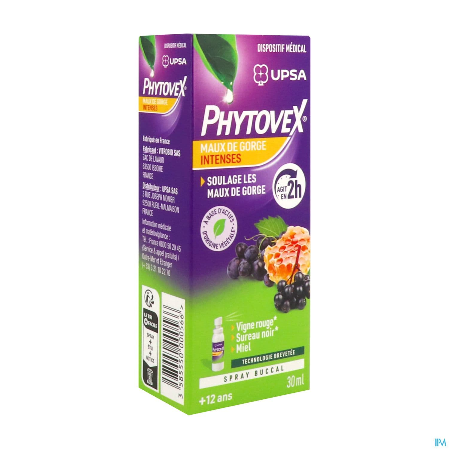 Upsa Phytovex Maux Gorge Intense Spray 30ml