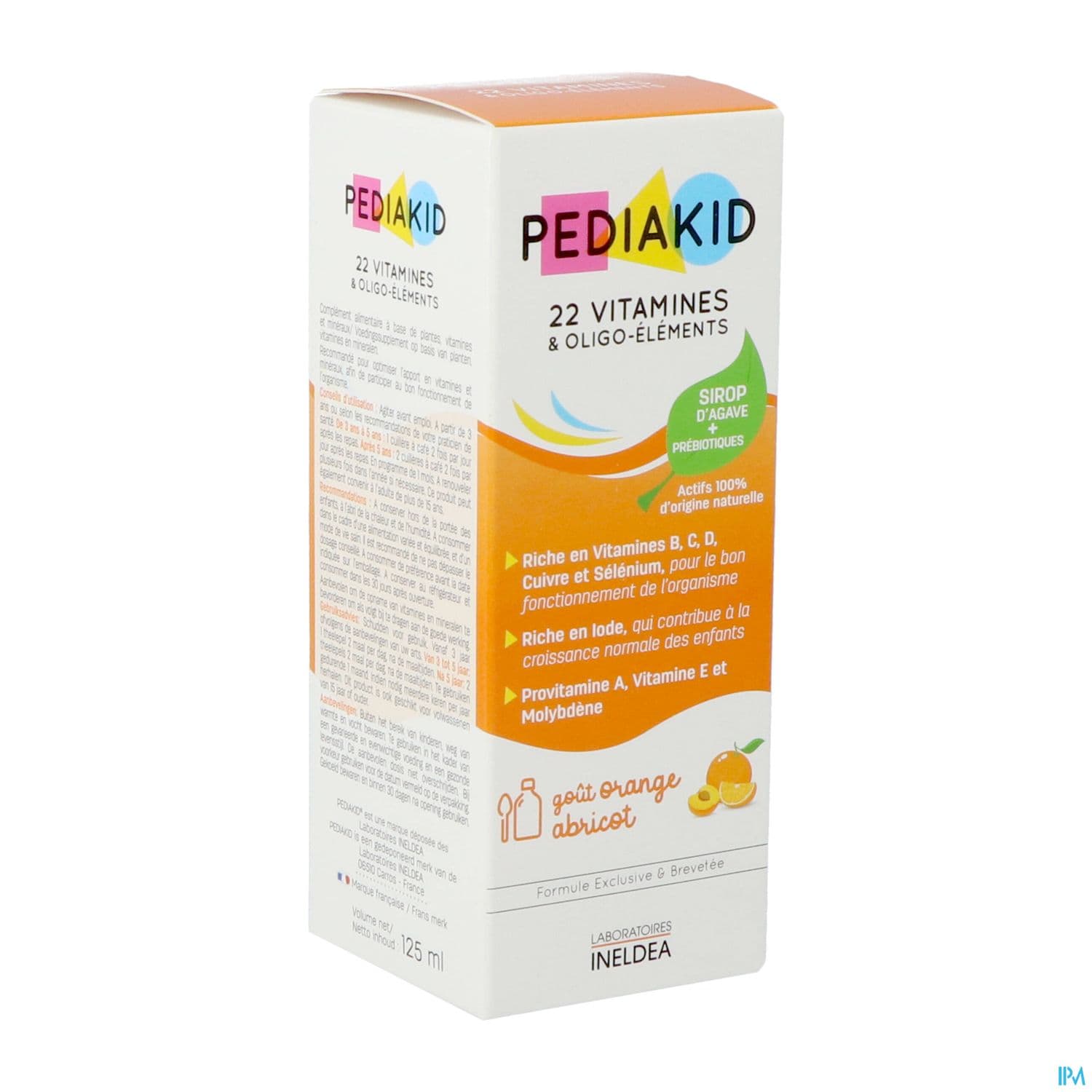 PEDIAKID 22 VIT/OLIGO SP 125ML