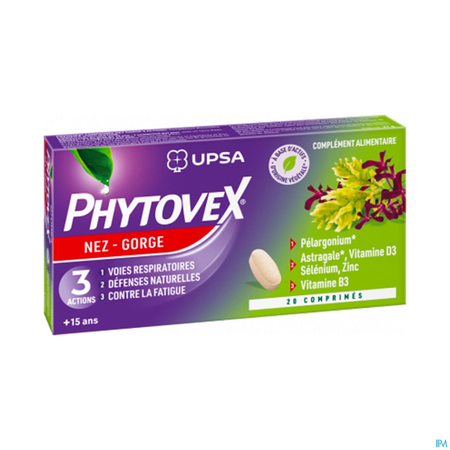 Upsa Phytovex Nez Gorge 3 Actions Comprime 20