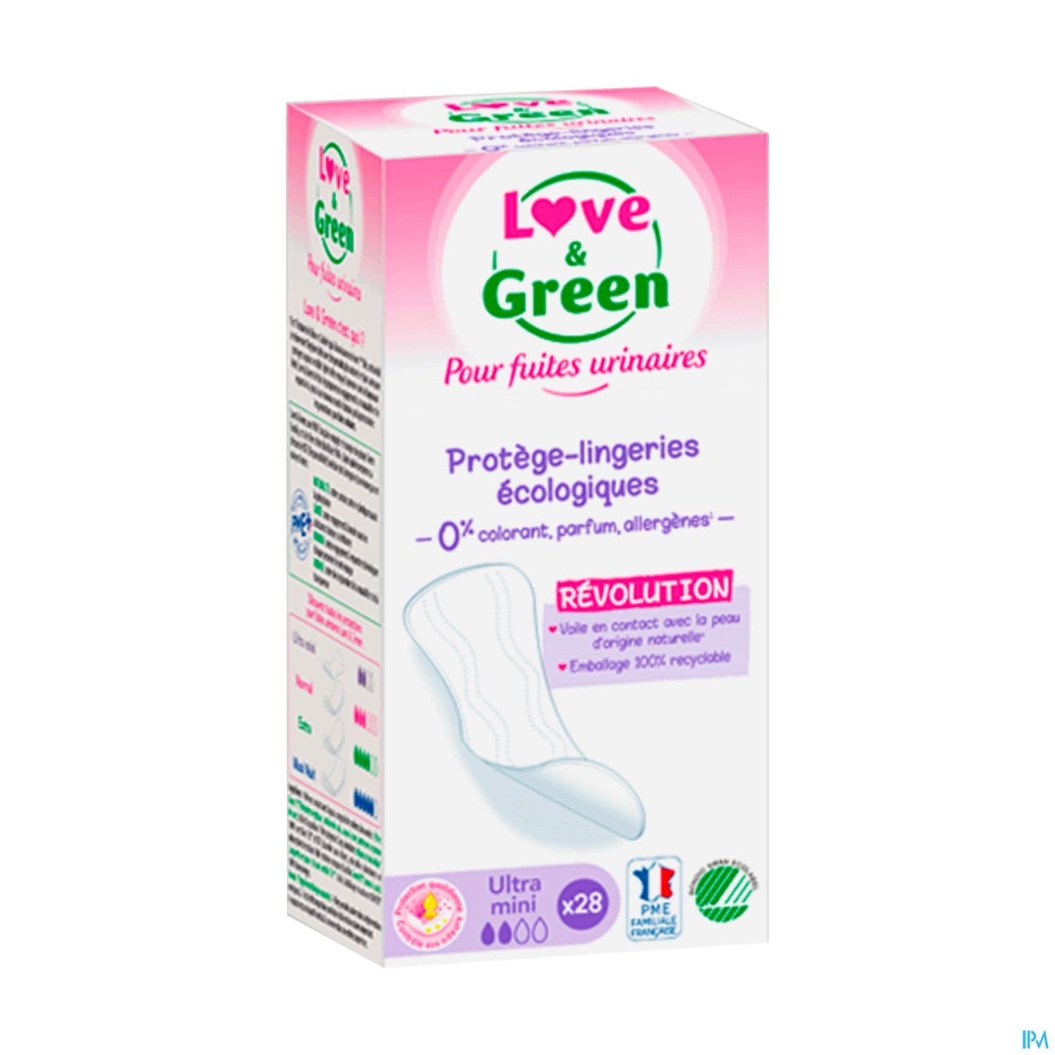 Love Green Protege Slip Incontinence Hypoallergeniques Ultra Mini X28 — Grande Pharmacie Lazare Carnot 7j/7