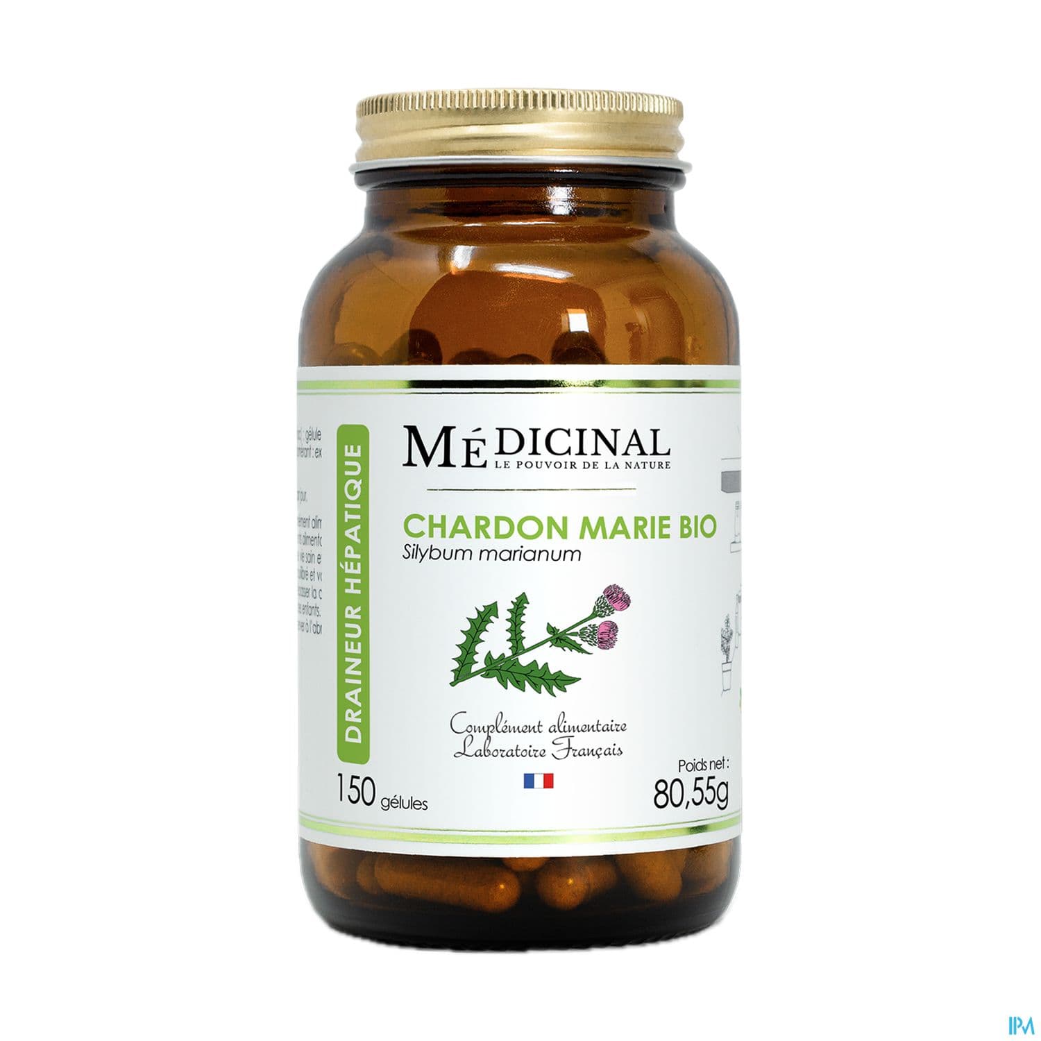 Medicinal Chardon Marie Bio Gelule 150 — Pharmacie St Honoré - Amiens