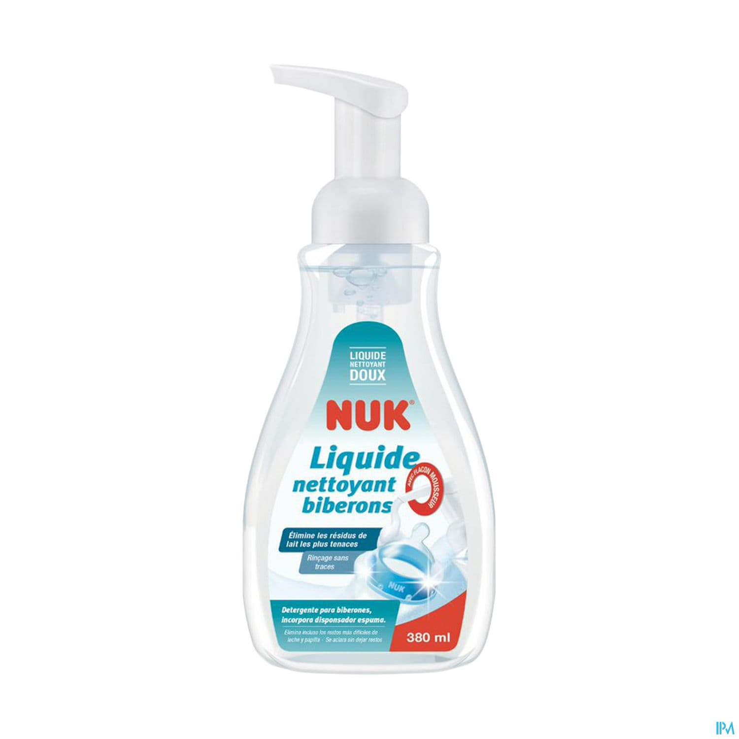 Nuk Liquide Nettoyant Special Biberons 380ml Avec Flacon Mousseur — Grande Pharmacie Bastille Faubourg - Apothical - Nexum