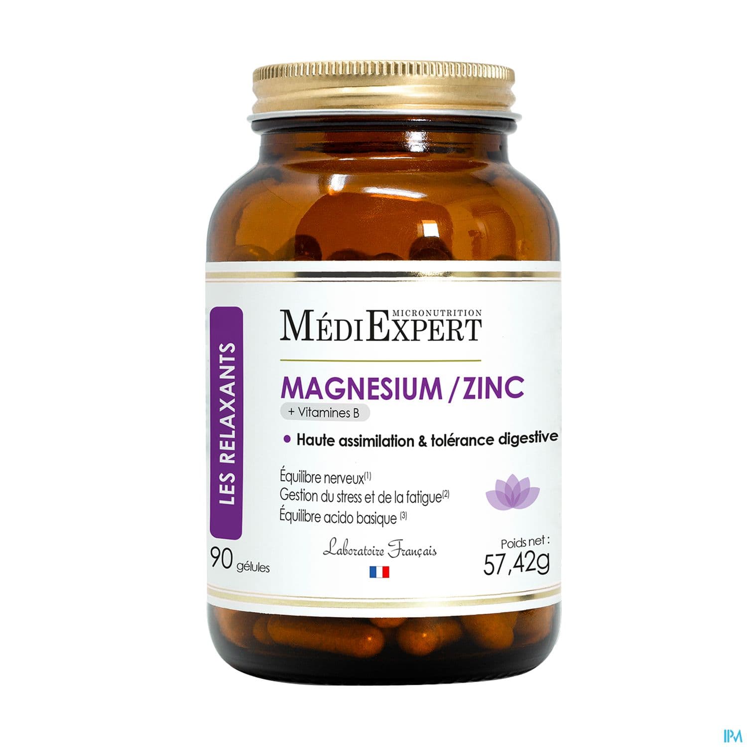 Mediexpert Magnesium + Zn Bisgly + Bs Gelule 90