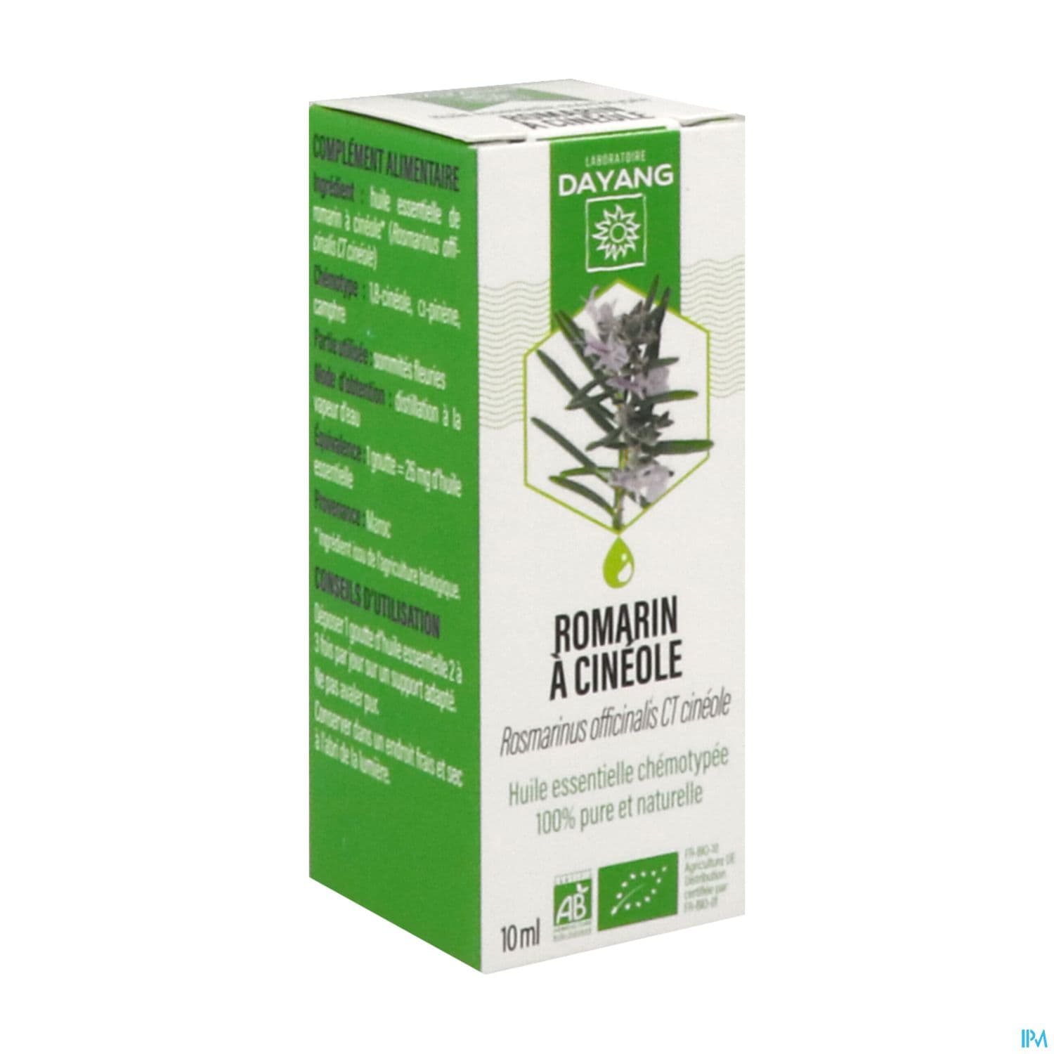 Dayang Huile Essentielle Romarin A Cineole Bio 10ml