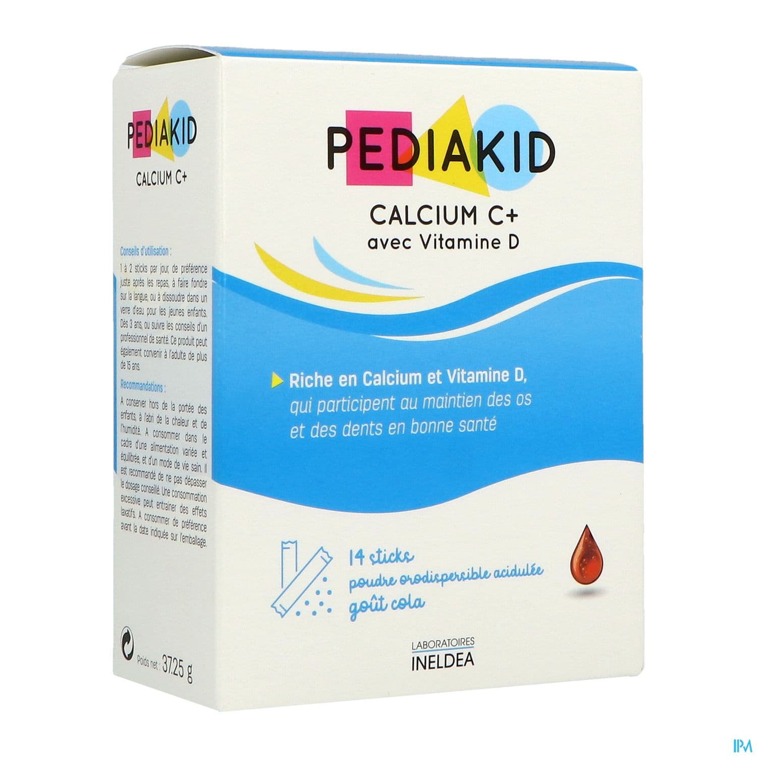 PEDIAKID CALCIUM C+ COLA STICK14