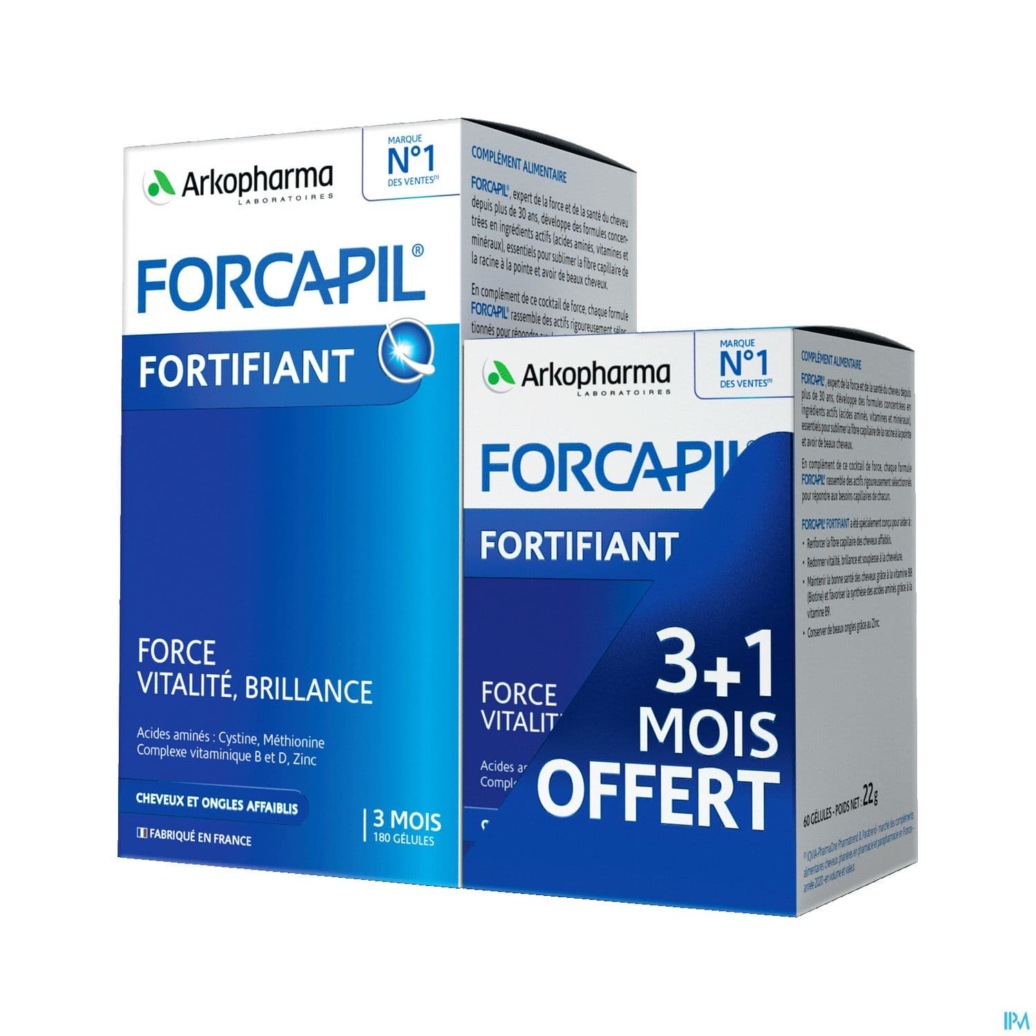 FORCAPIL COMPL ALIM 180+60OFF
