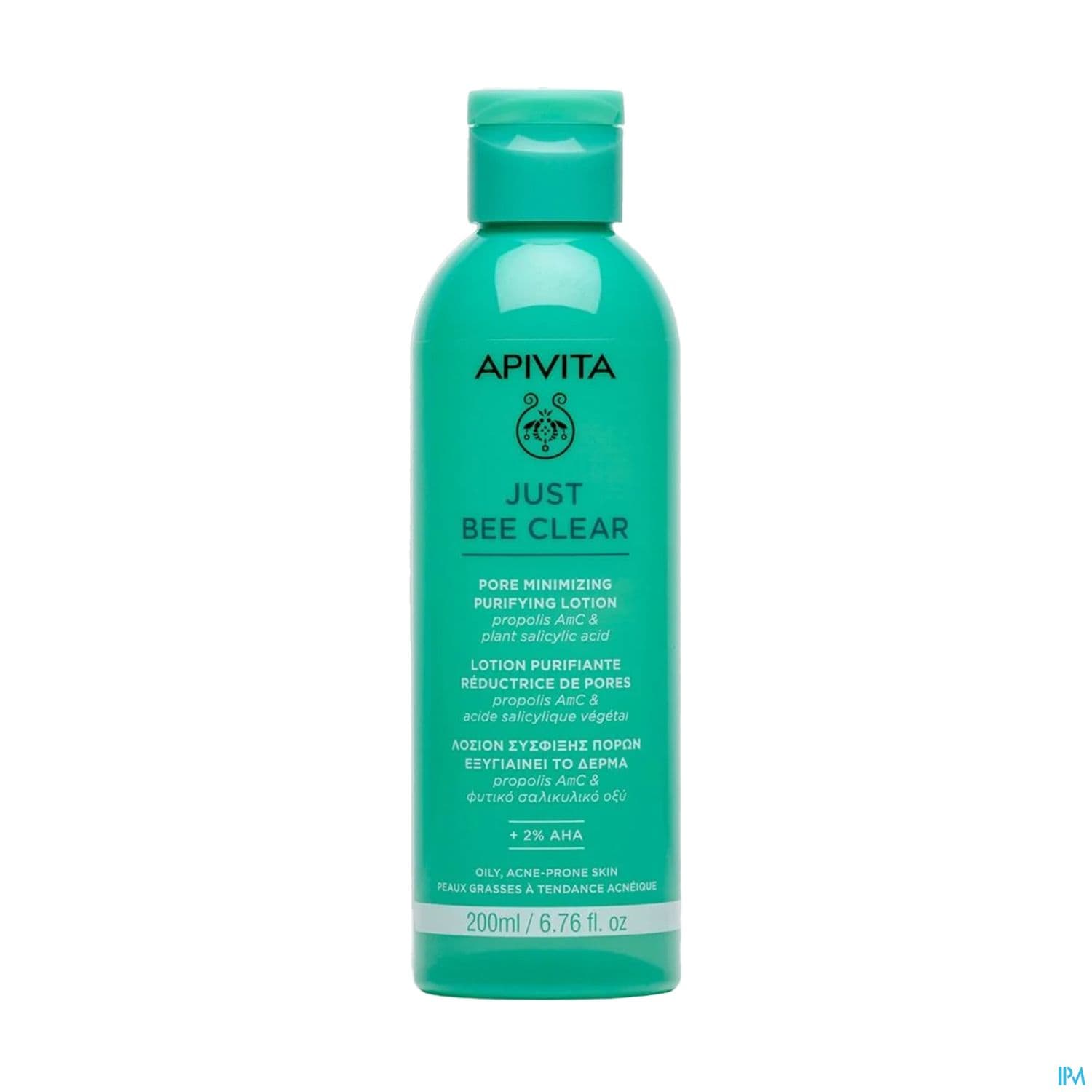 Apivita Just Bee Clear Lotion Purifiante Reductrice De Pores 200ml