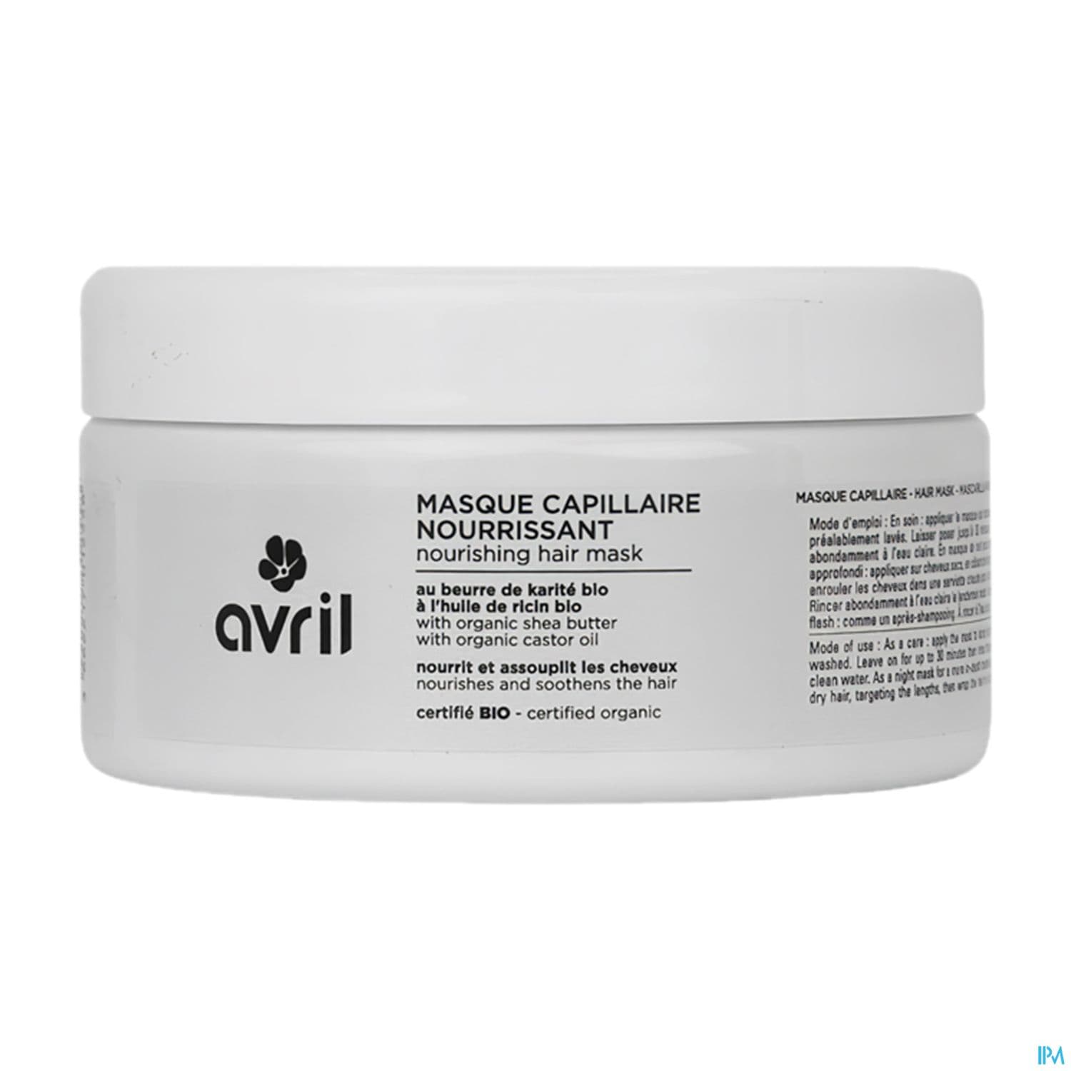Avril Masque Capillaire Nourrissant Certifie Bio 200ml
