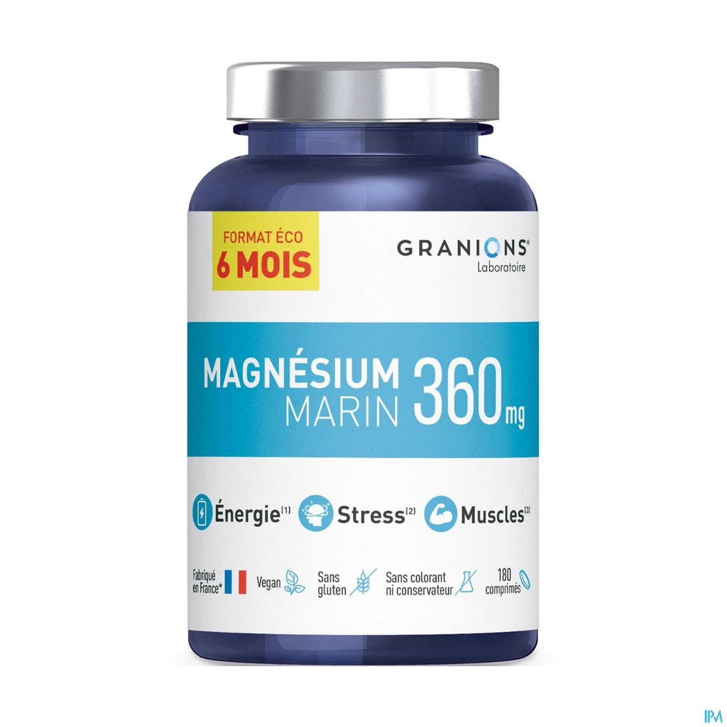 Granions Magnesium Marin 360mg Comprime 180