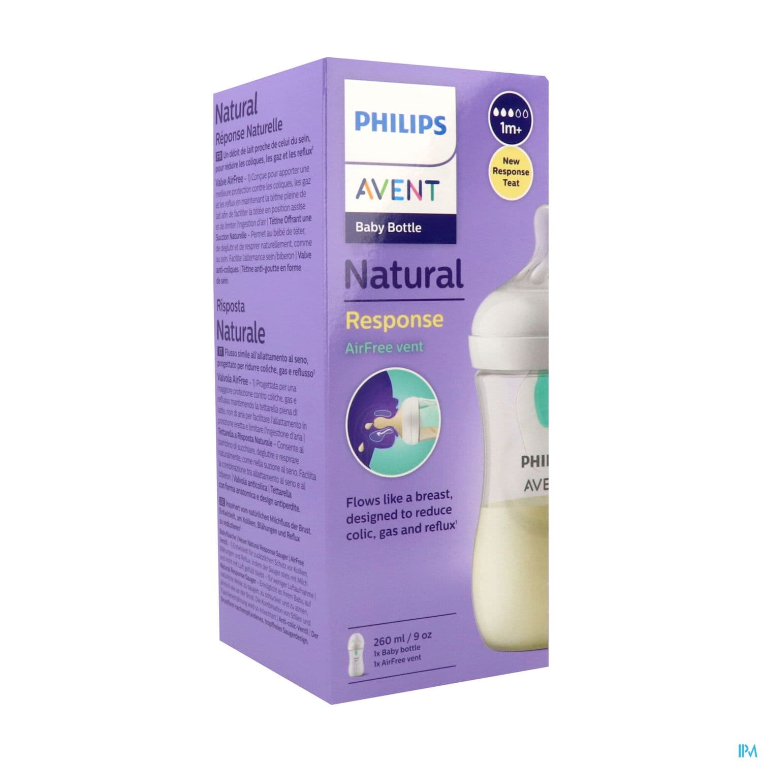 Avent Biberon Natural Response Anticolique 260ml