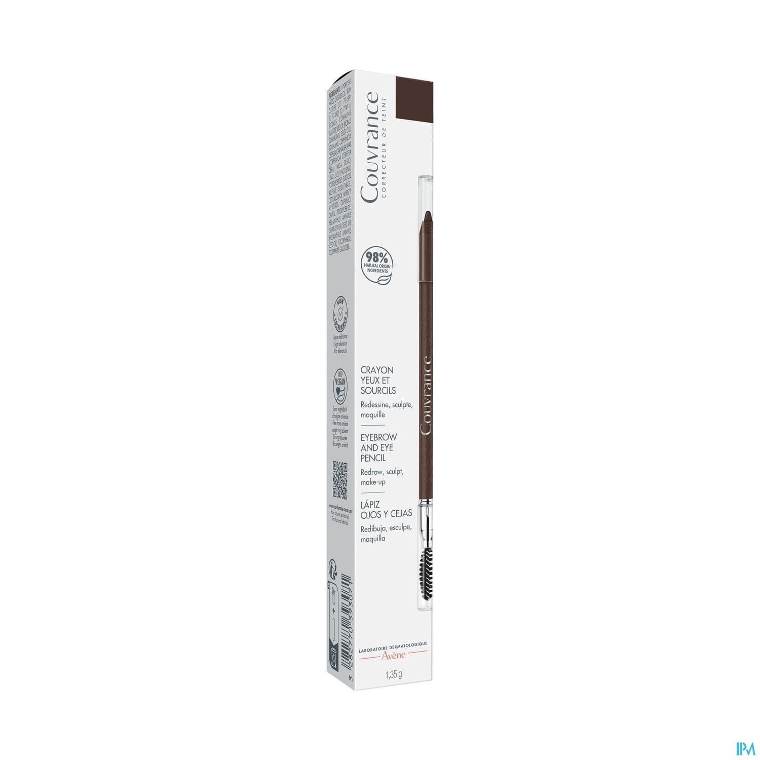 Eau Thermale Avene Couvrance Crayon Yeux Et Sourcils Brun 1g35