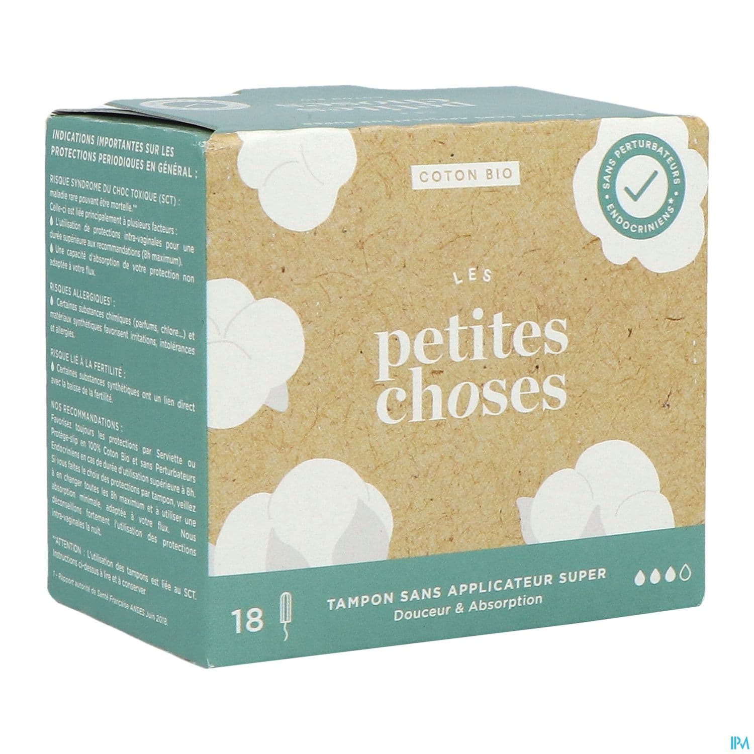 Les Petites Choses Tampon Bio Sans Applicateur Flux Super 18