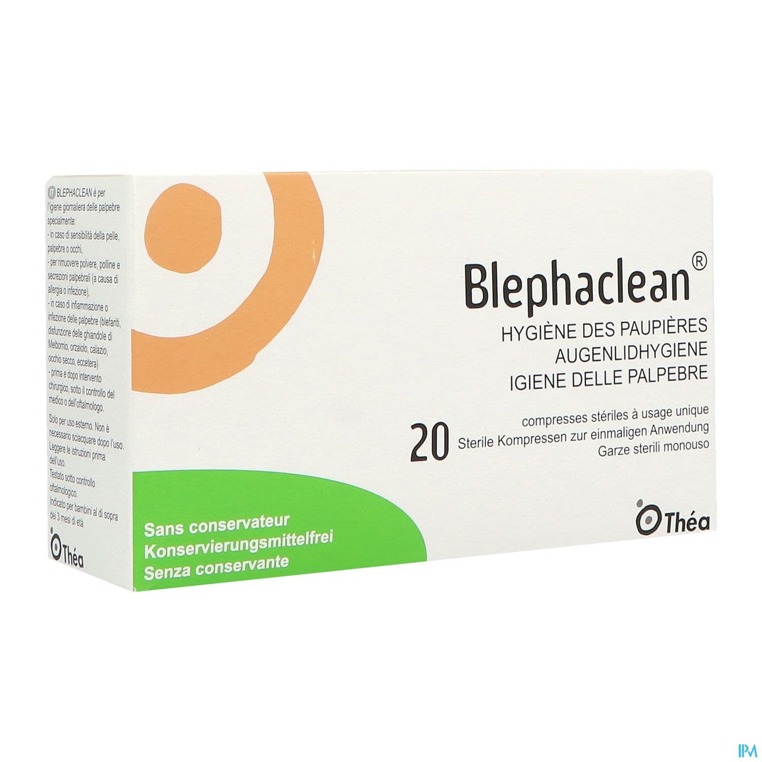 Blephaclean Compresse Sterile Pour Paupieres 20 — Pharmacie Des Passages - Boulogne-Billancourt