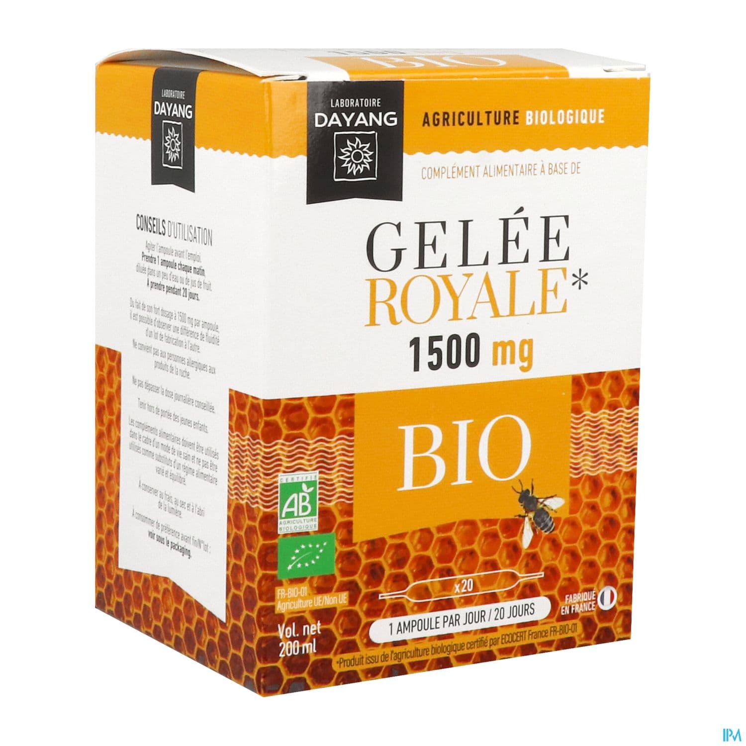 Dayang Gelee Royale 1500mg Bio Ampoule 10ml 20