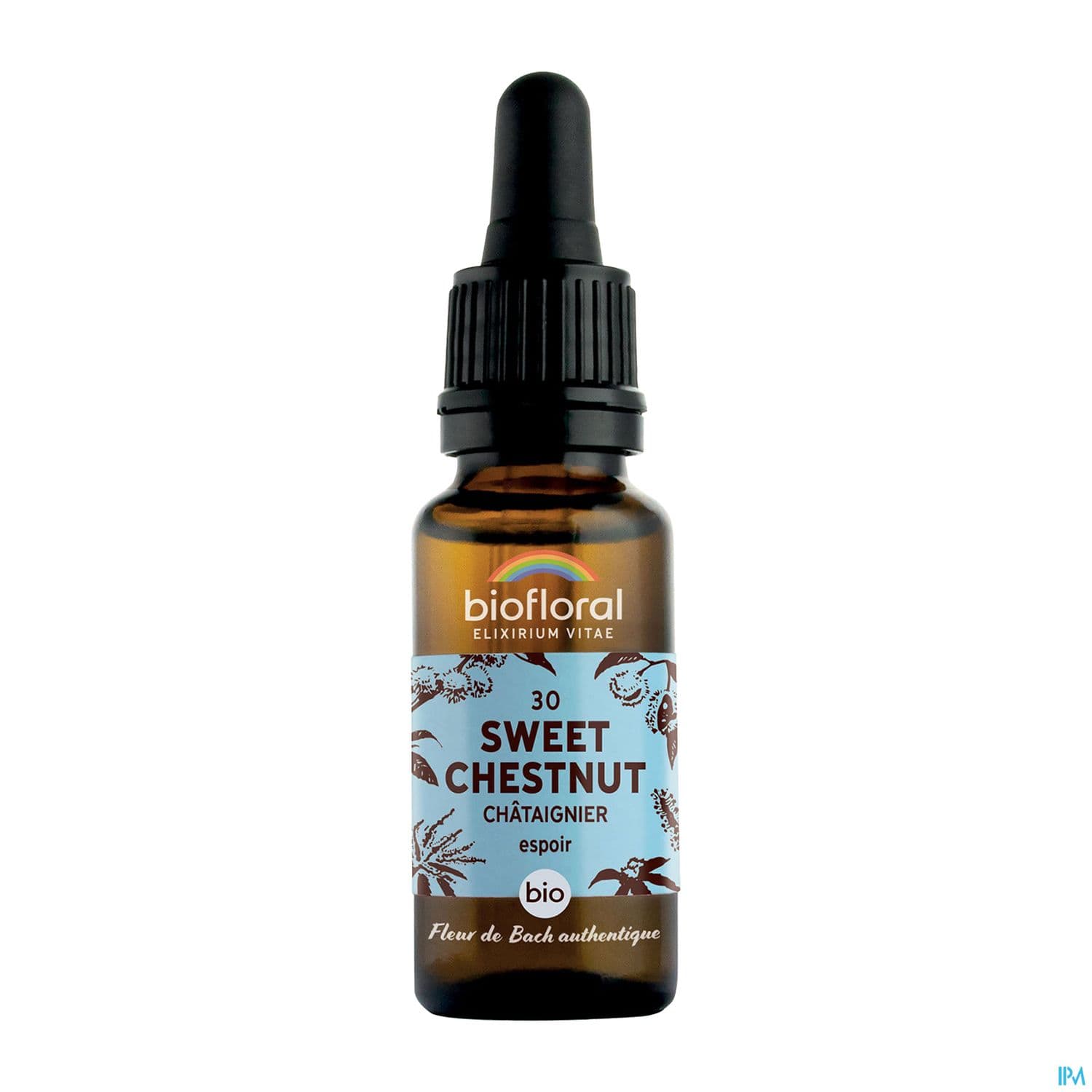 Biofloral 30 Sweet Chestnut. Chataignier Compte Gouttes Bio Demeter 20ml