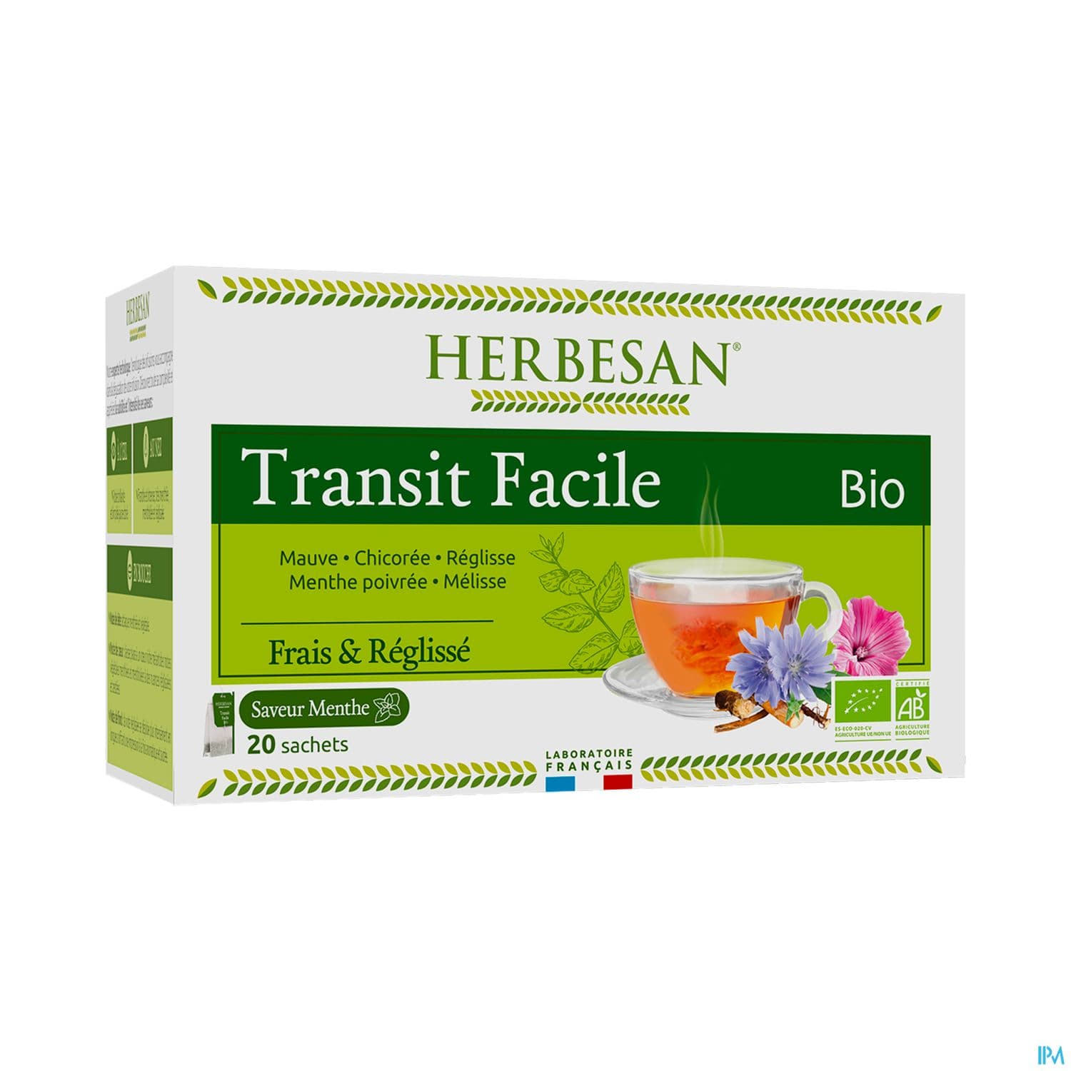 Herbesan Infusion Transit Facile Bio Sechet 20