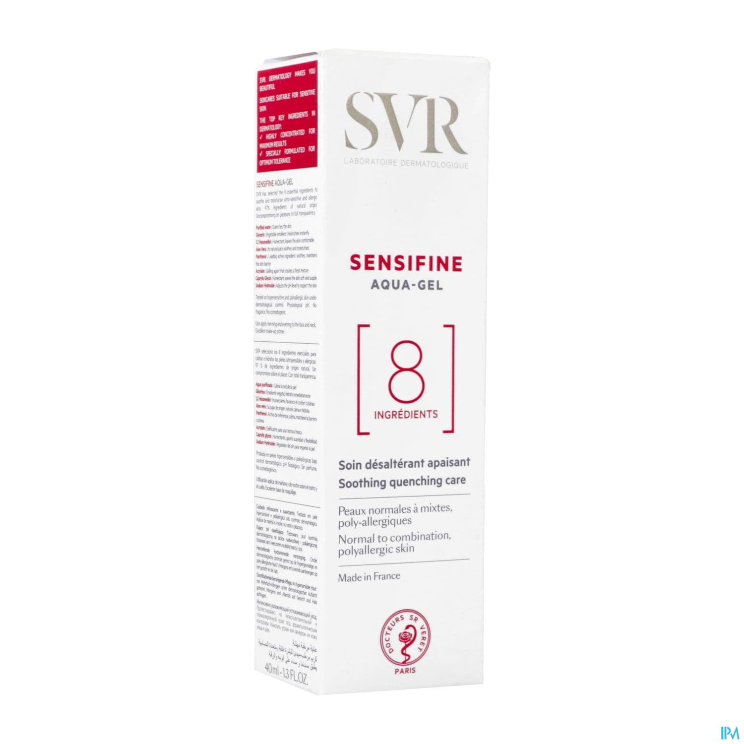 Svr Sensifine Aqua Gel Demaquillant 40ml
