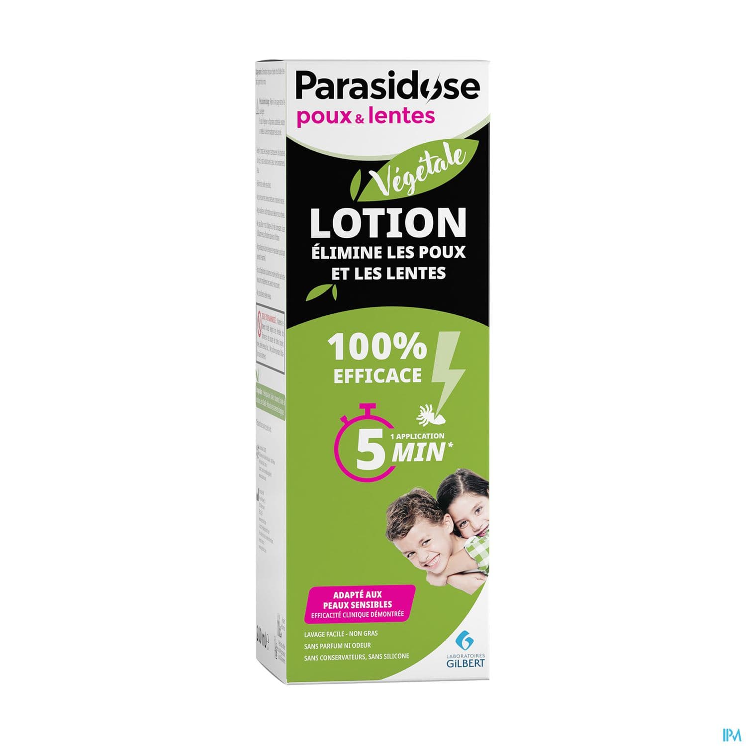 Laboratoires Gilbert Parasidose Poux Lotion Vegetale 200ml