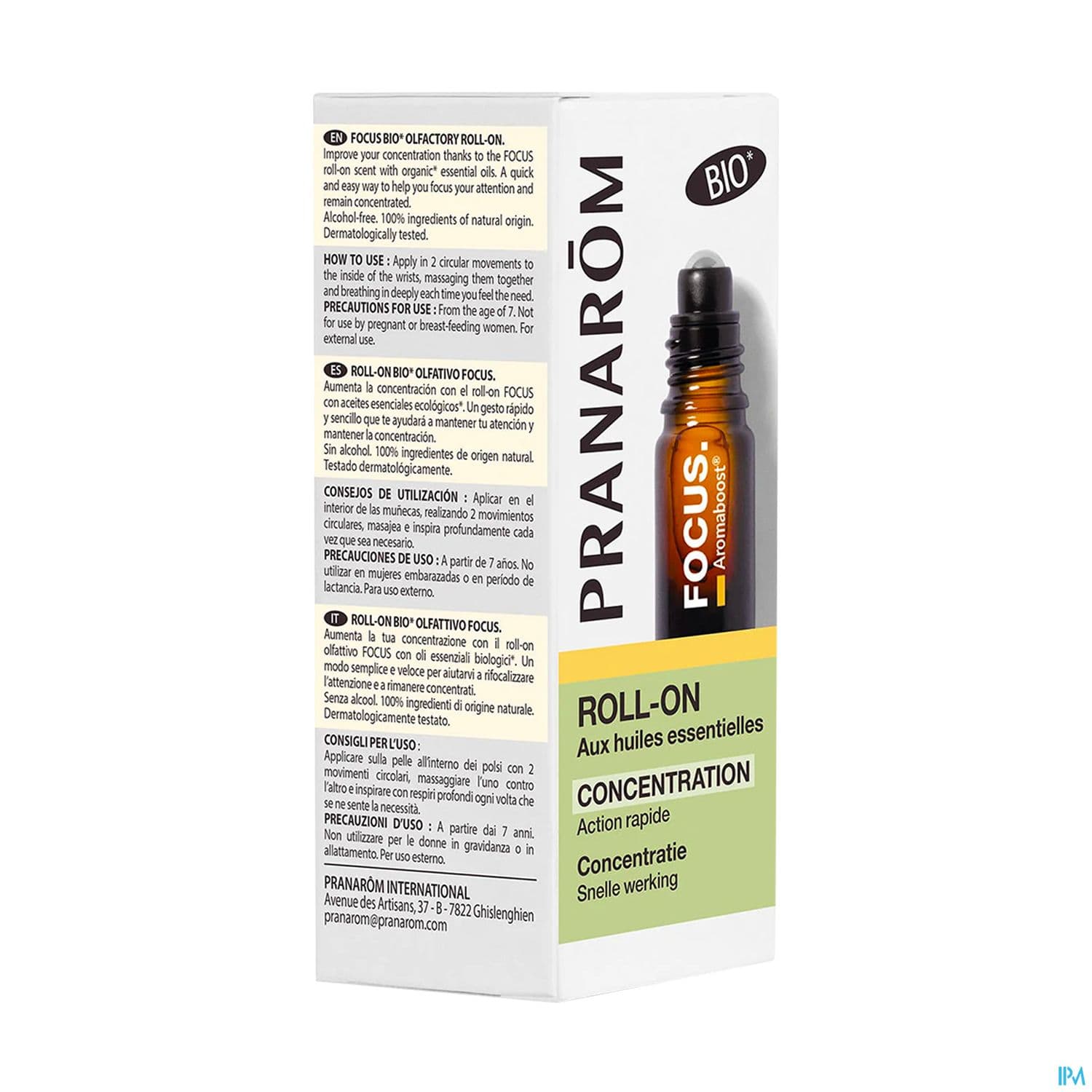 PRANAROM AROMABOOST FOCUS ROLL 5ML