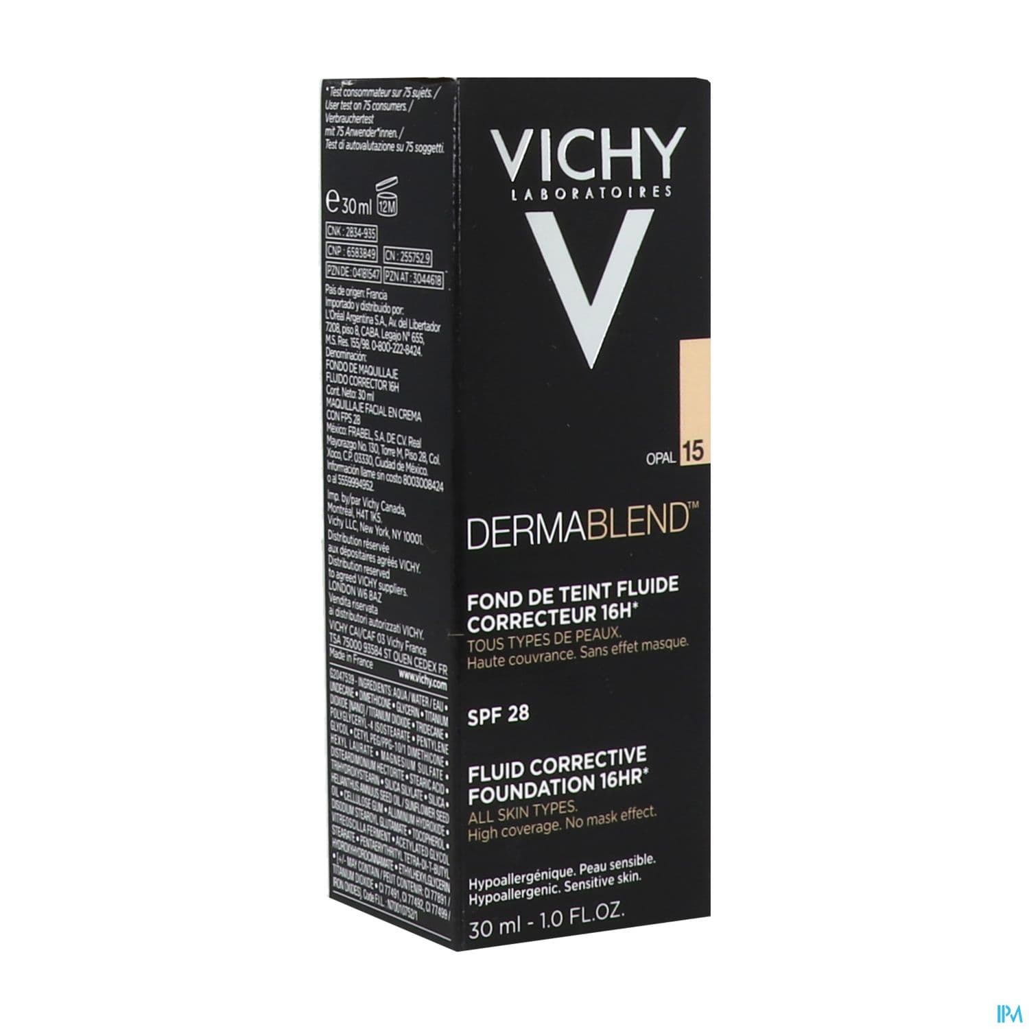 VICHY DERMABLEND FLUID 15 OPAL30ML