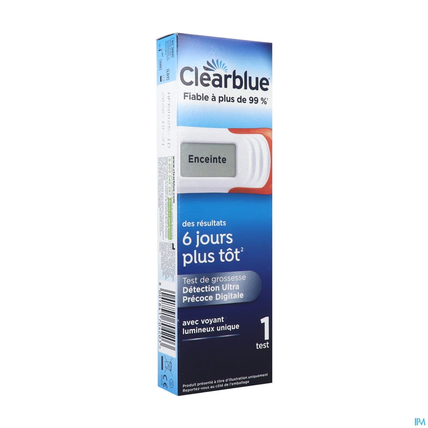 CLEARBLUE TEST GROS ULTRA PRECOCE1