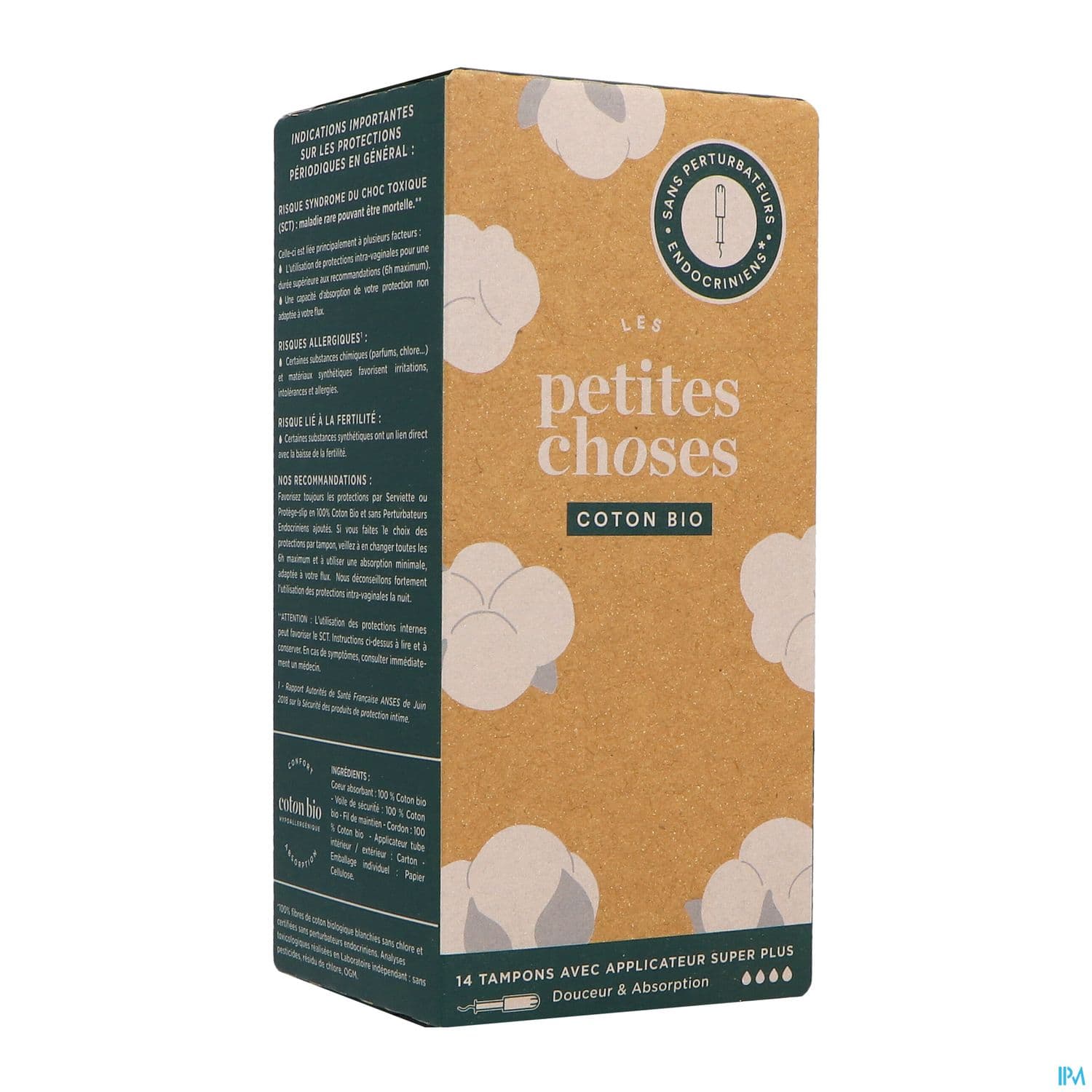 Les Petites Choses Tampon Bio Avec Applicateur Super+ 14