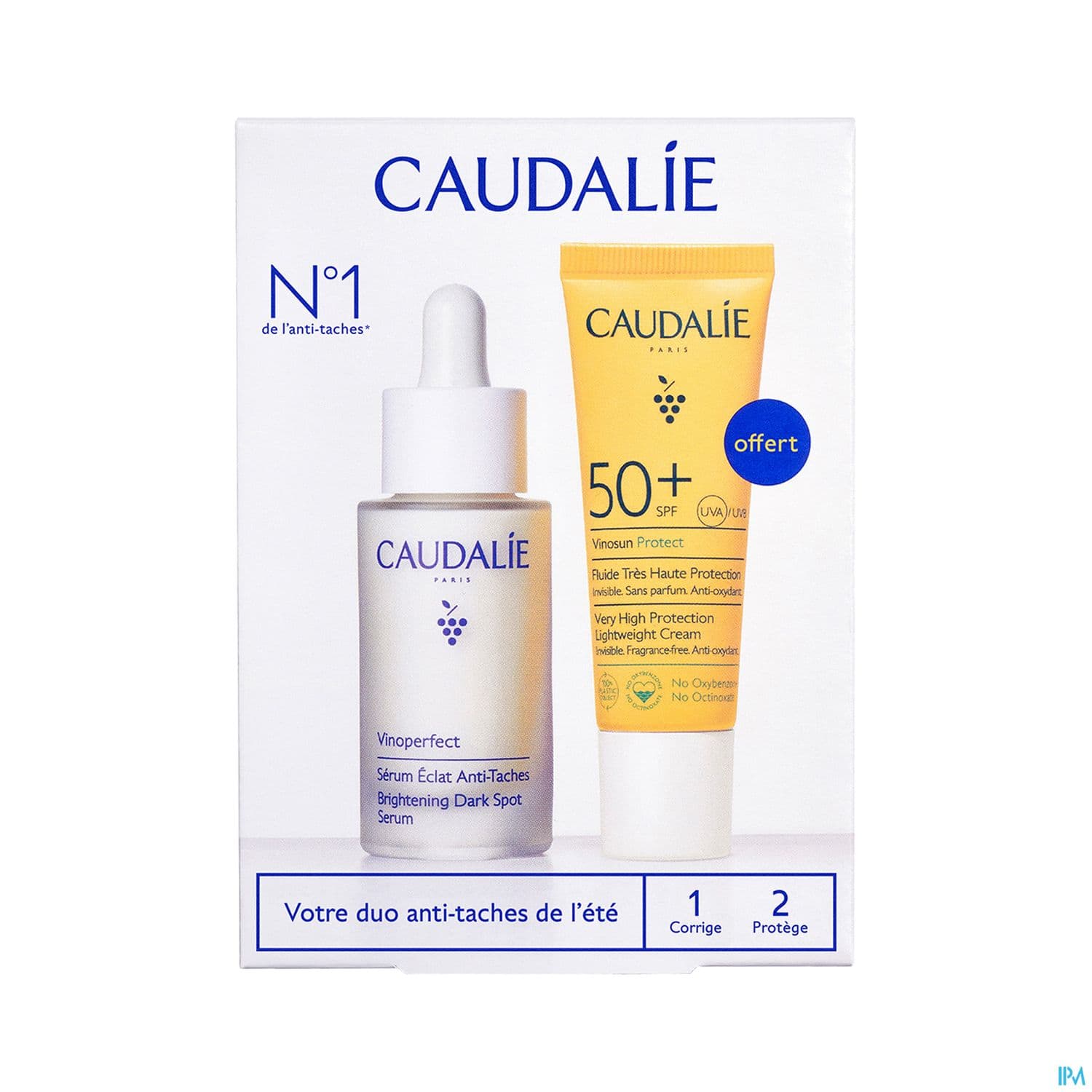 Caudalie Vinoperfect Serum + Solaire Coffret 2025