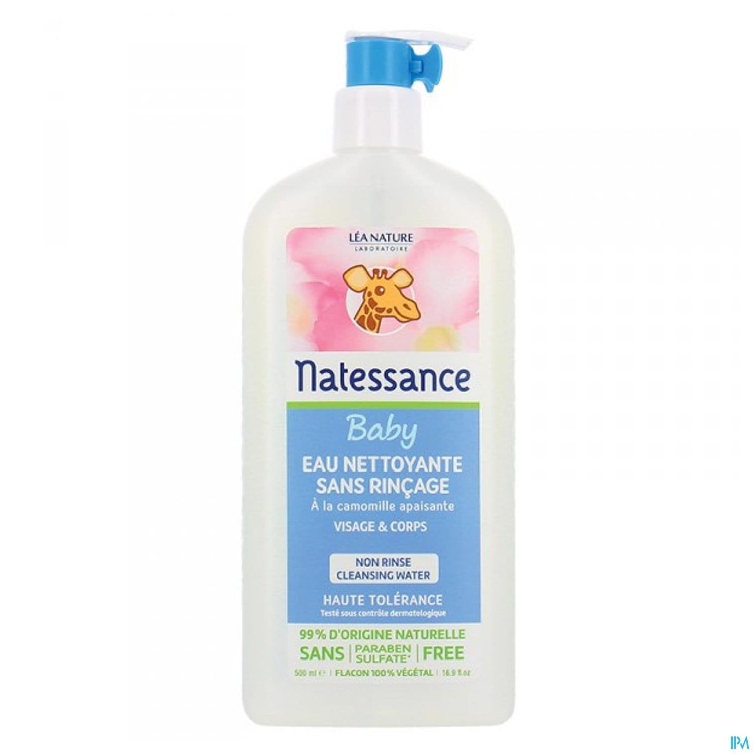 Natessance Bio Baby Eau Nettoyante Sans Rincage 500ml — Pharmacie Carnot