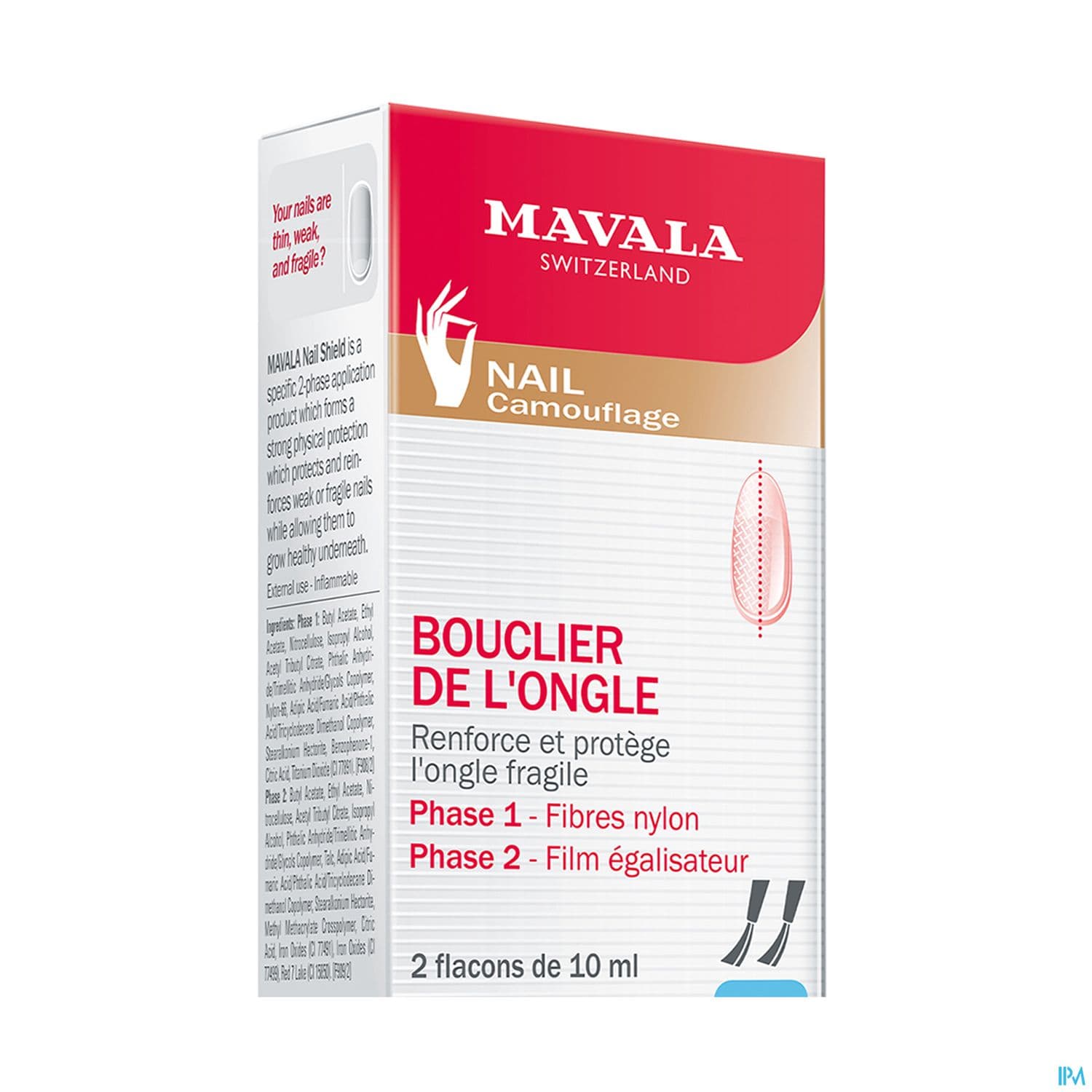 MAVALA BOUCLIER DE L'ONGLE 2X10ML