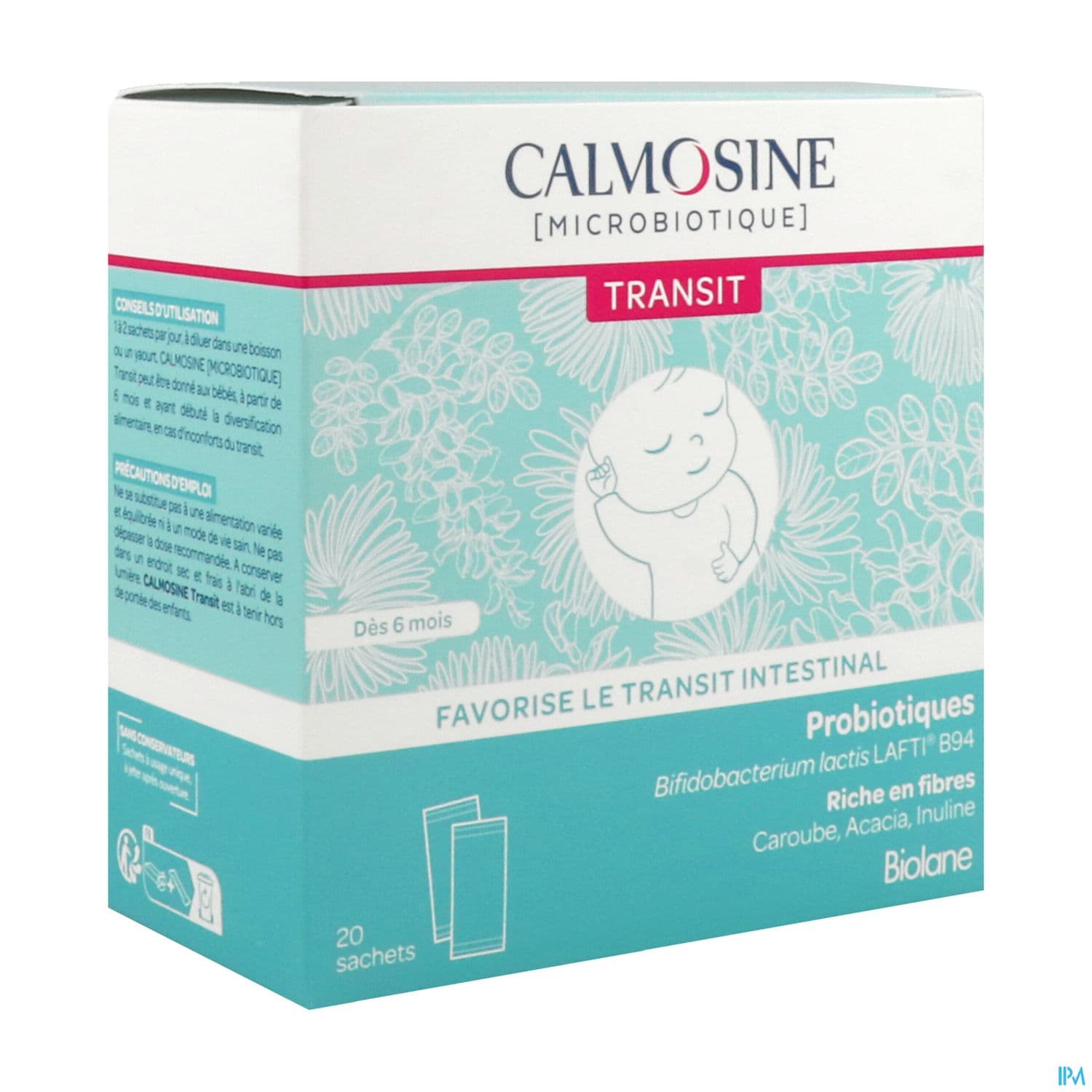 Biolane Calmosine Microbiotique Transit Des 6 Mois Sachet 20