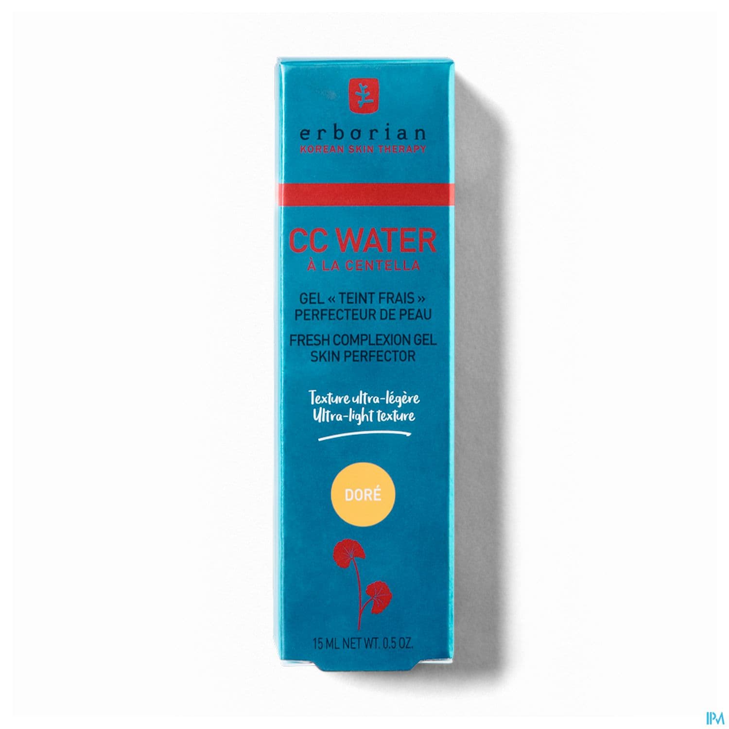 Erborian Cc Water Gel Teint Frais Perfecteur De Peau Dore 15ml