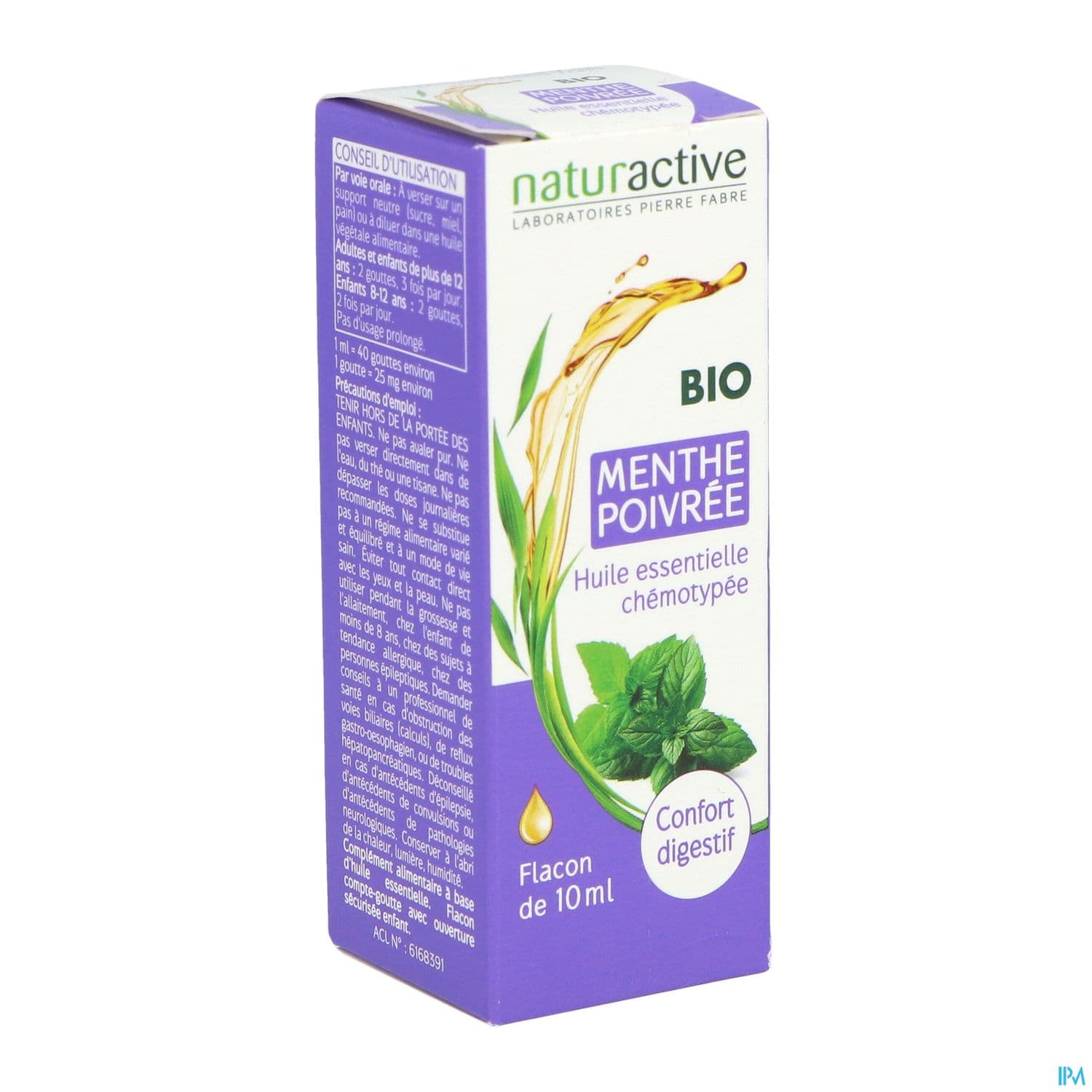 NATURACTIVE HE MENTH POIV BIO 10ML