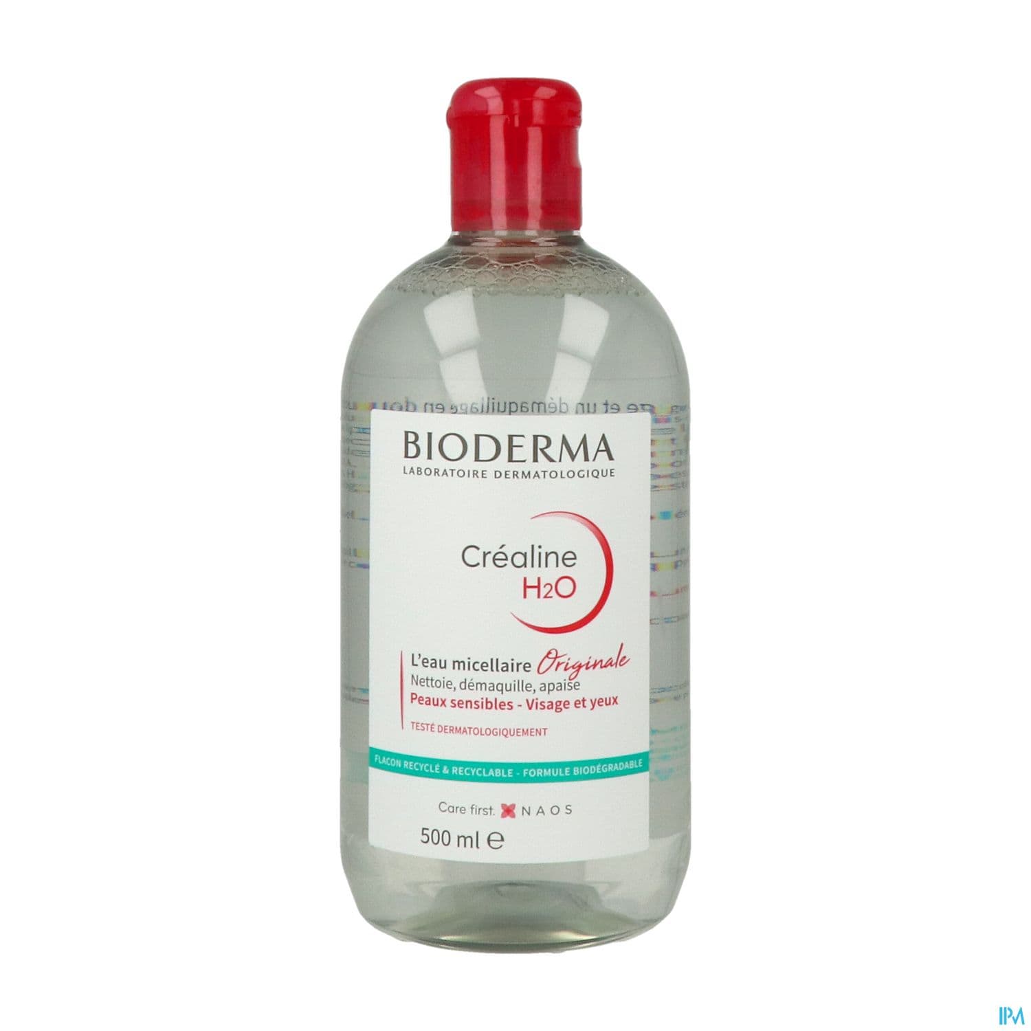 Bioderma Crealine H2o Eau Micellaire Demaquillante Sans Parfum 500ml