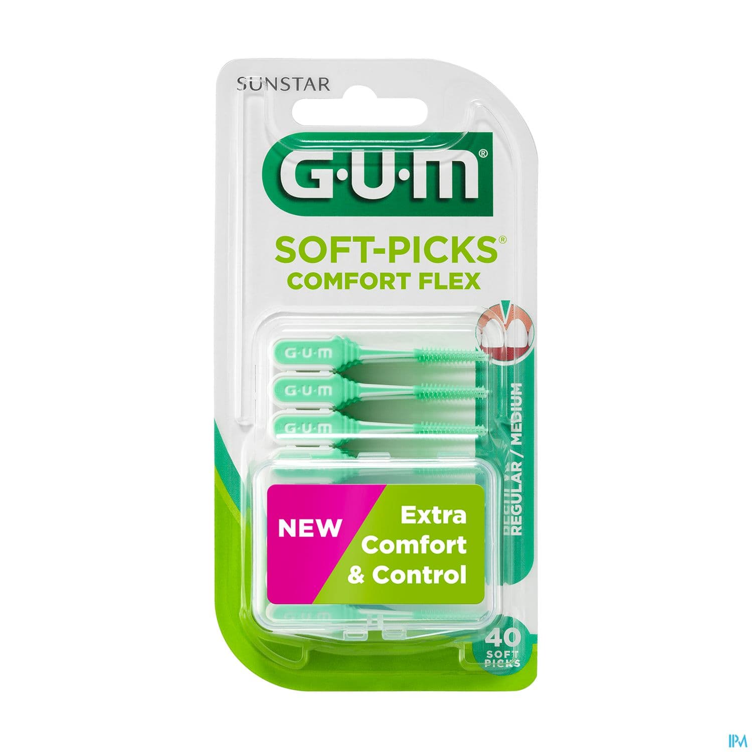 Gum Softpicks Comfort Flex Regular 40