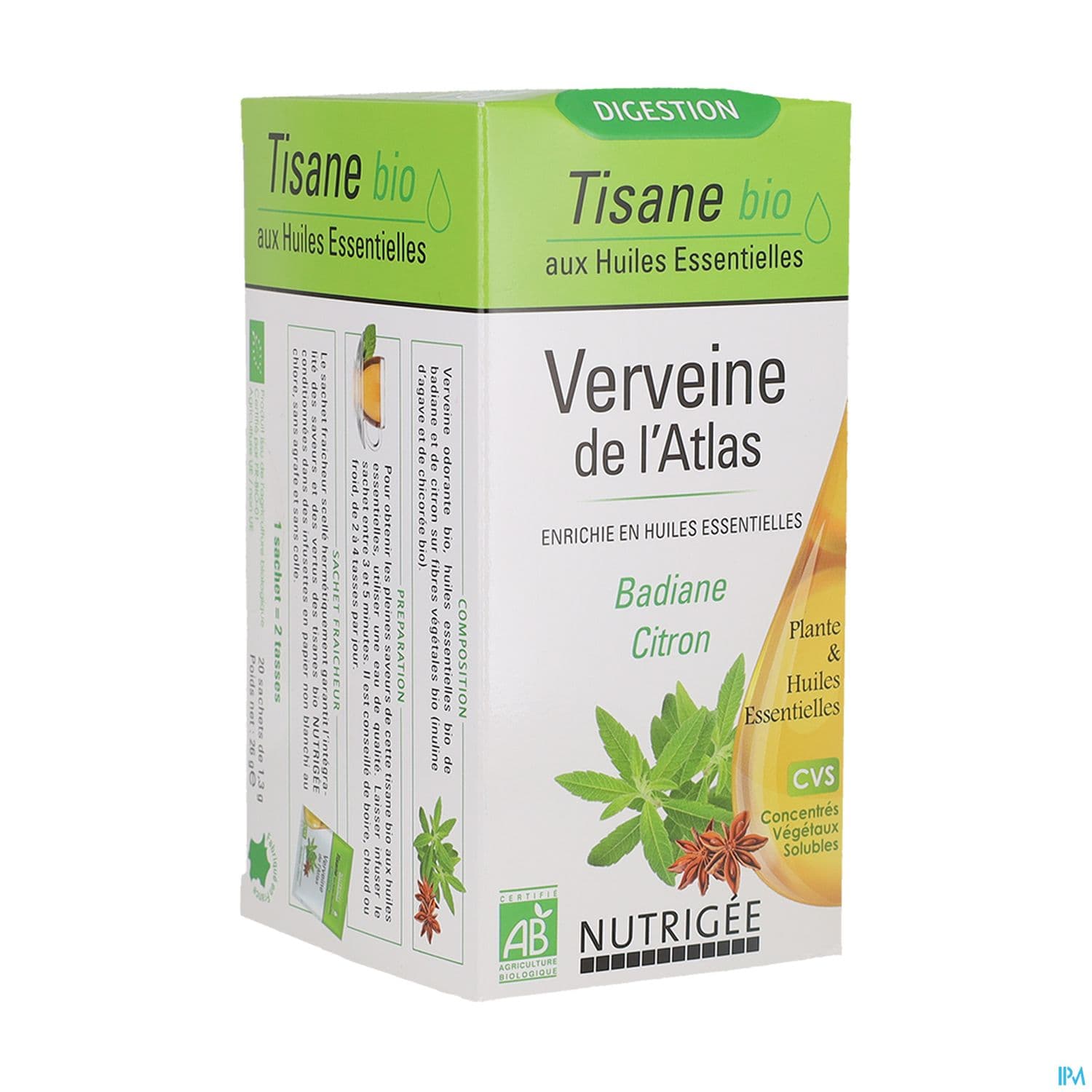 NUTRIGEE VERVEINE ATLAS SACH 20