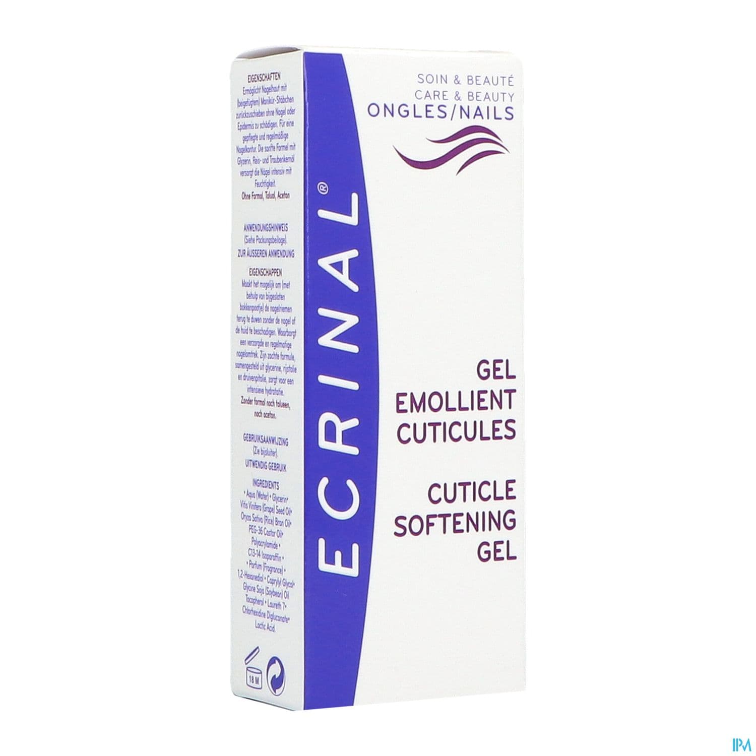 ECRINAL GEL EMOL CUTICULES 10ML
