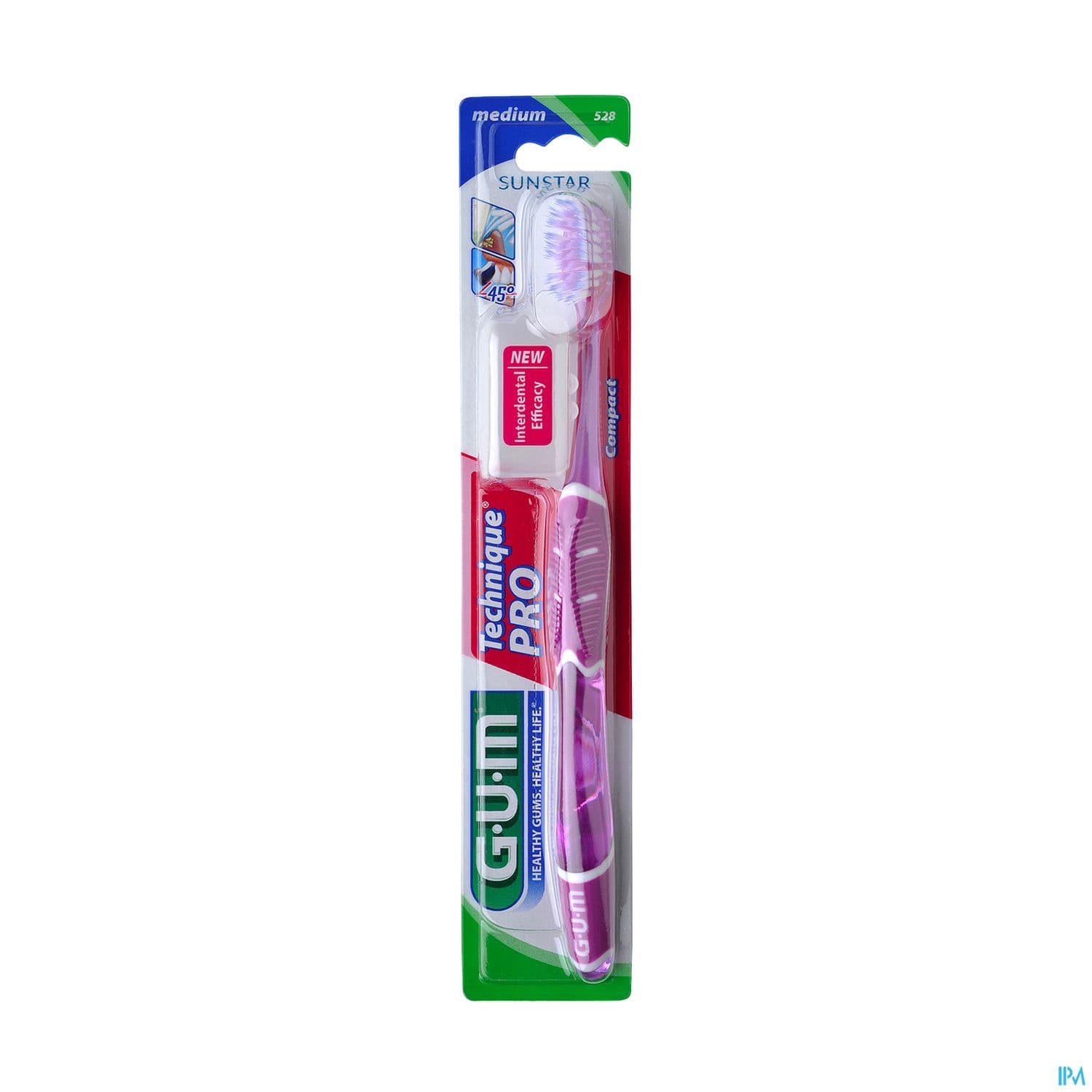 Gum Technique Pro Compact Medium Brosse Dents 528
