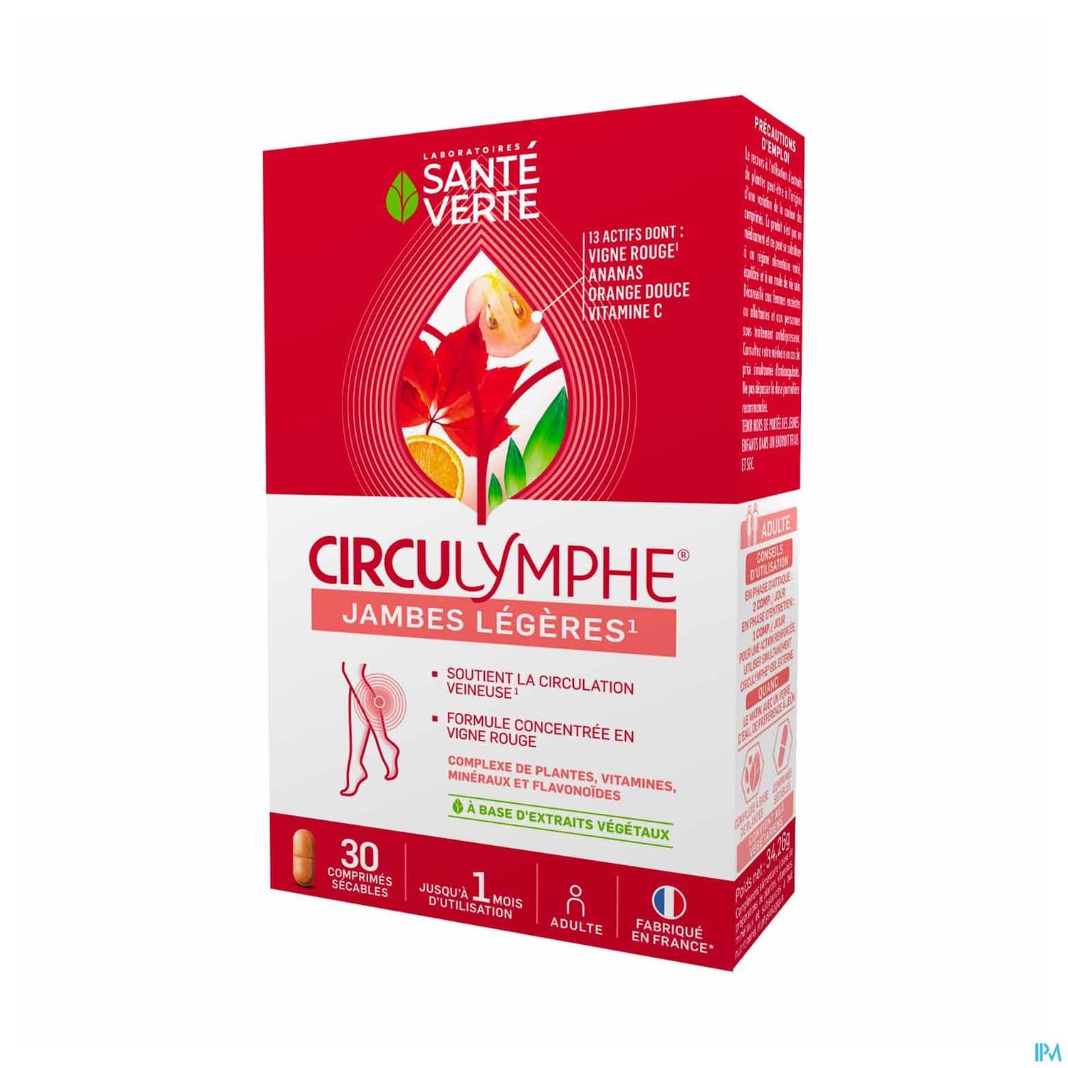 CIRCULYMPHE SANTE VERTE CPR30
