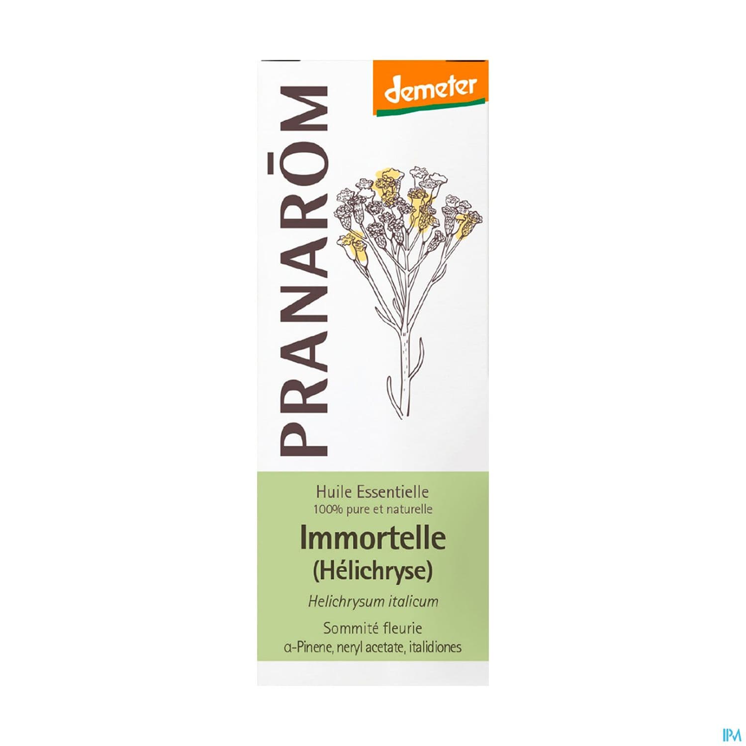 Pranarom Huile Essentielle Bio Immortelle Sommite Fleurie 2ml