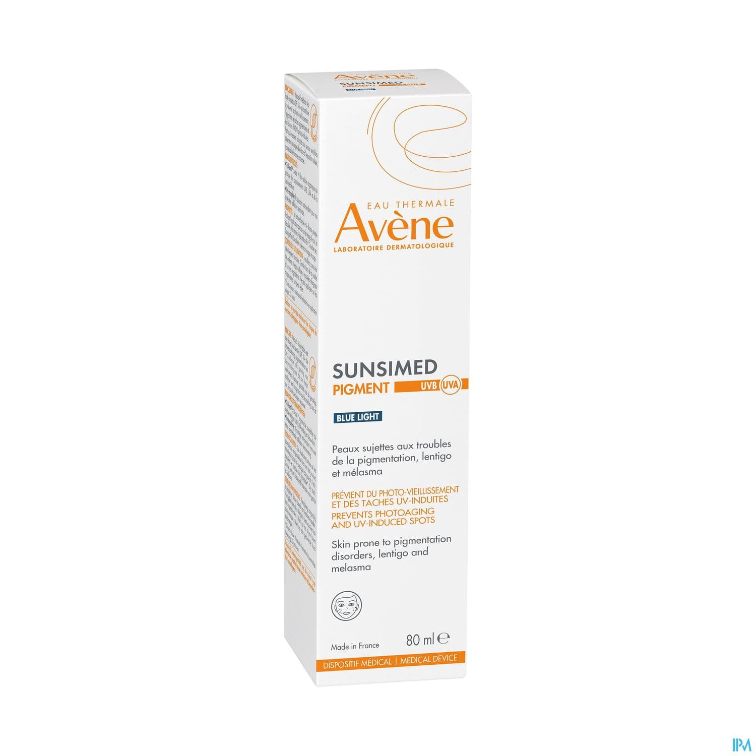 Eau Thermale Avene Sunsimed Pigment Blue Light Fluide Spf50+ 80ml