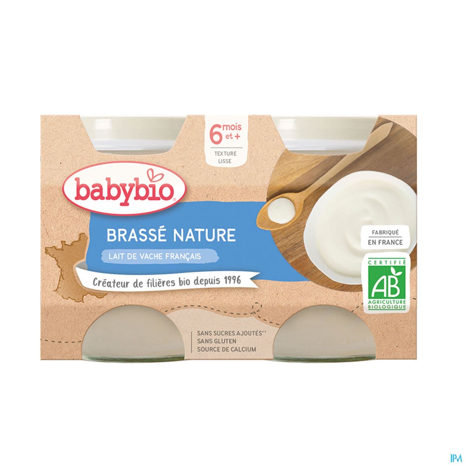 BABYBIO BRASSE NATUR 2X130G — Pharmacie du Grand Vitrolles