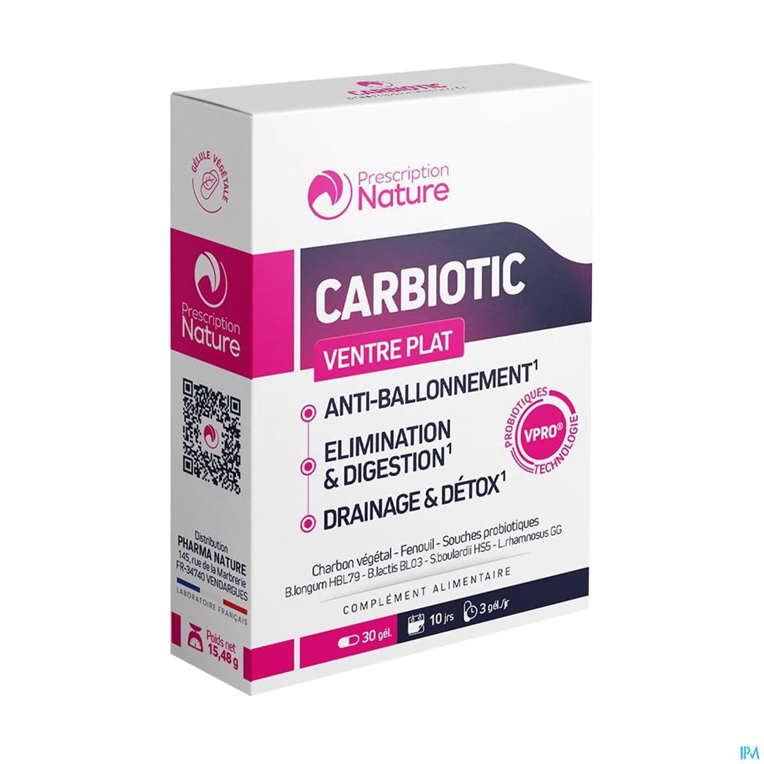 Prescription Nature Probiotiques Carnature Probiotiques Gelule 30