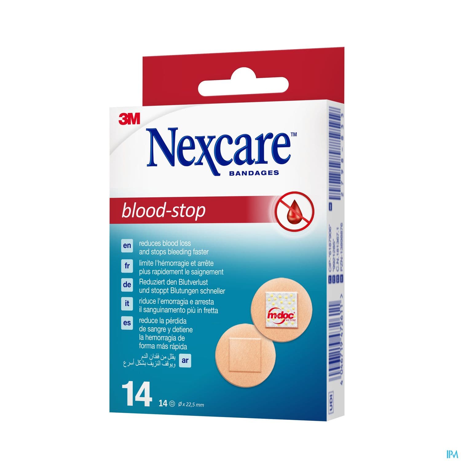 NEXCARE BLOOD STOP PANS BT14