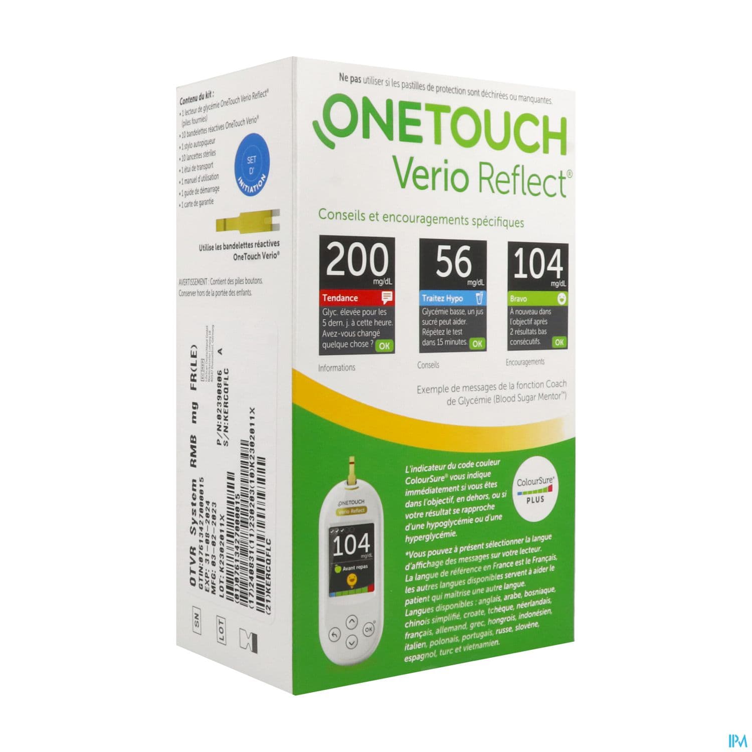 ONE TOUCH VERIO REFLECT SET INIT — Pharmacie des Couronneries