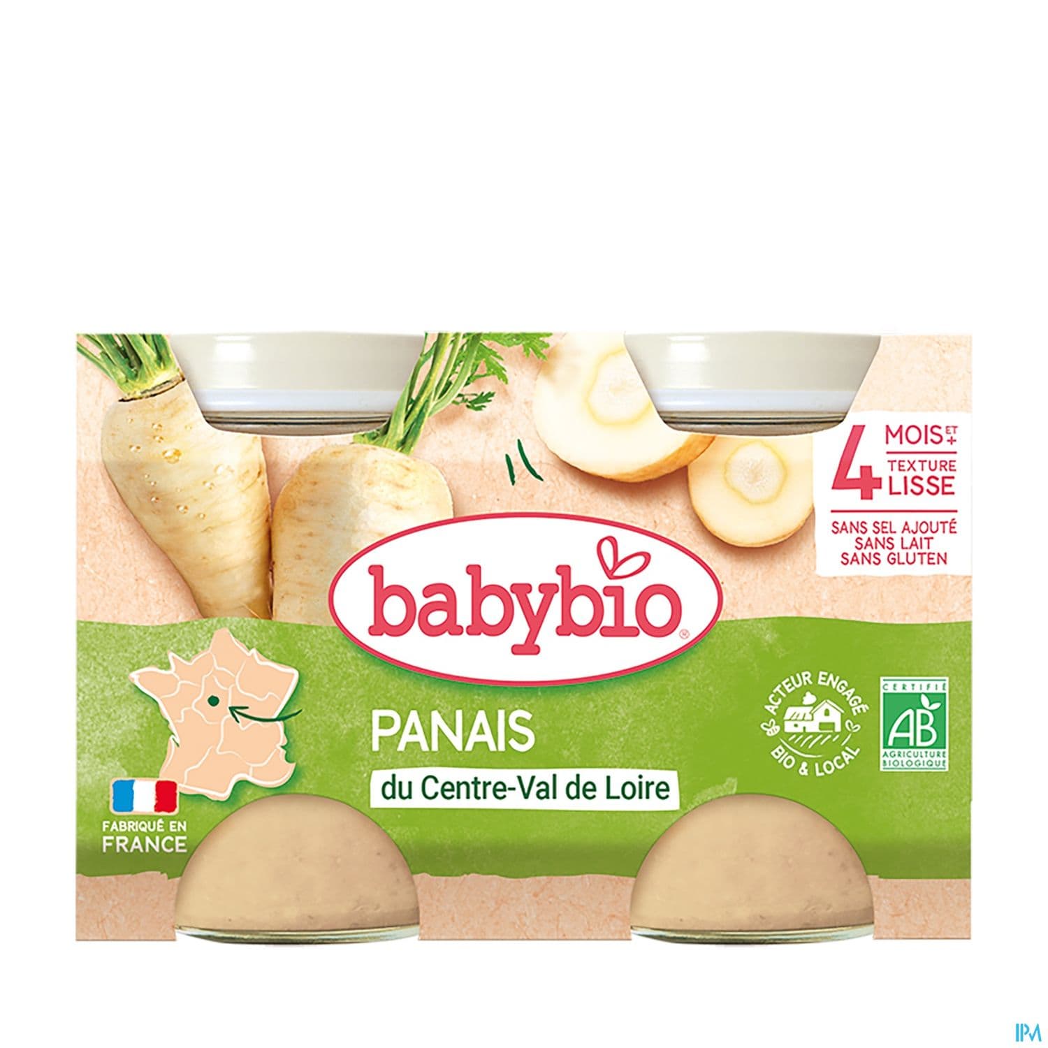 Babybio Panais Du Centre Val De Loire 4m 130g X2